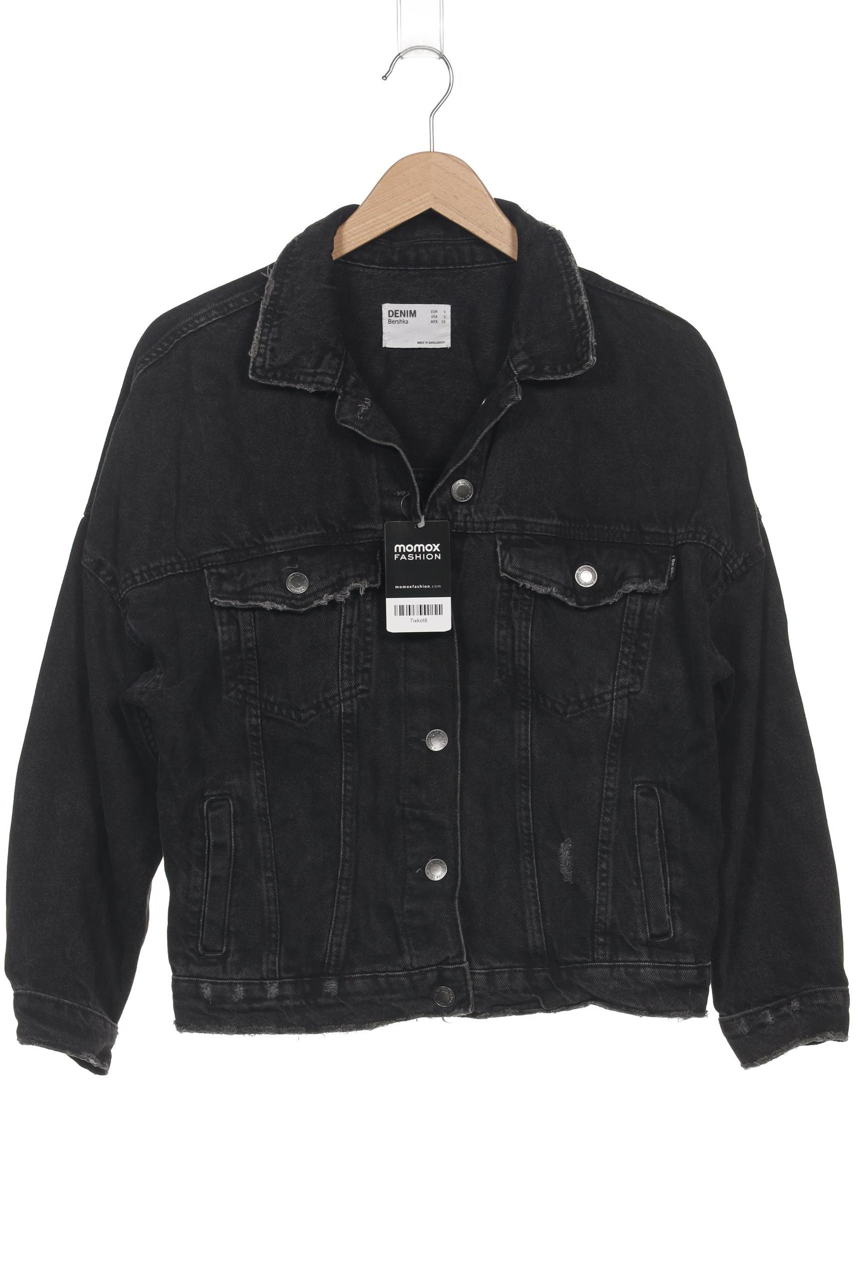 

bershka Herren Jacke, schwarz, Gr. 46