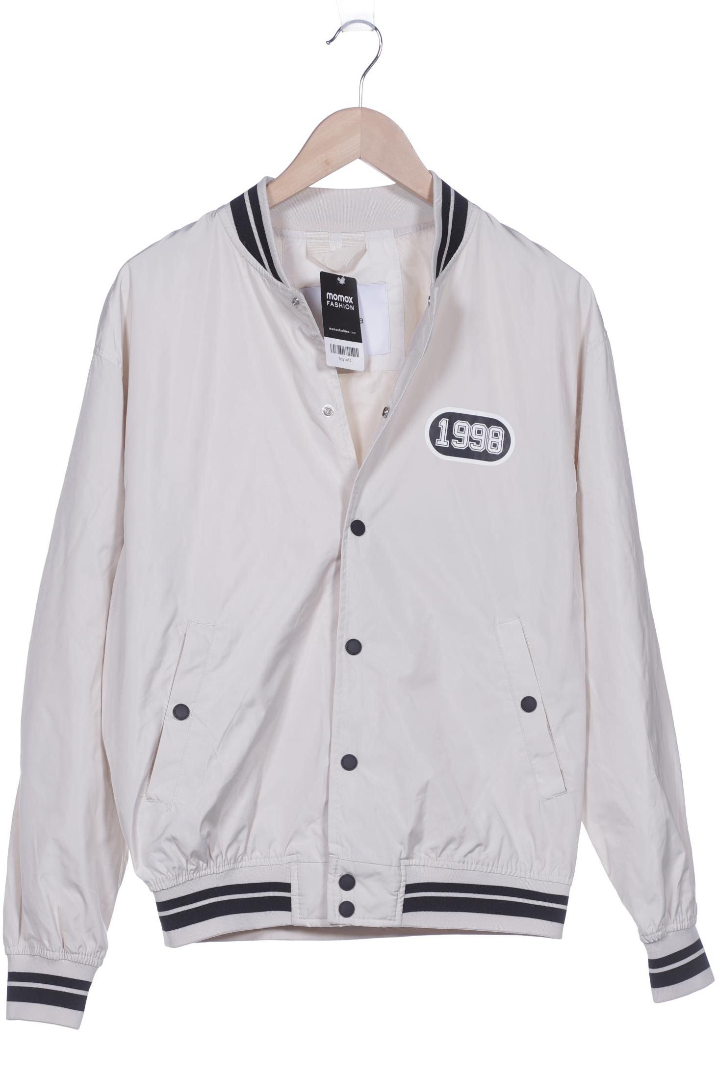 

bershka Herren Jacke, cremeweiß