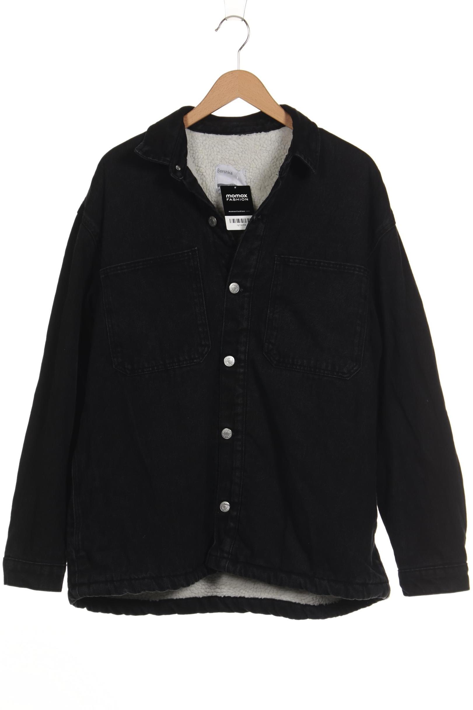 

bershka Herren Jacke, schwarz, Gr. 48