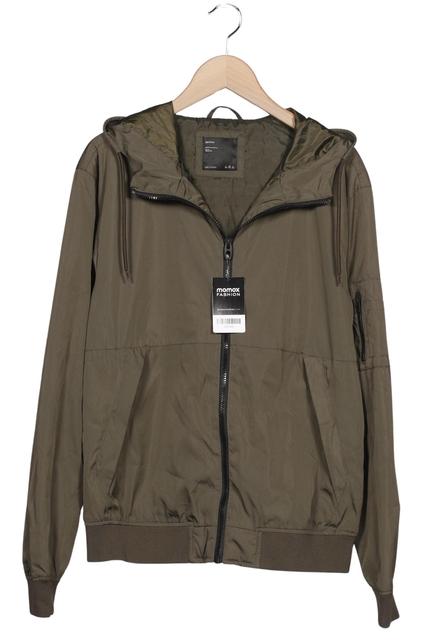

bershka Herren Jacke, grün, Gr. 52