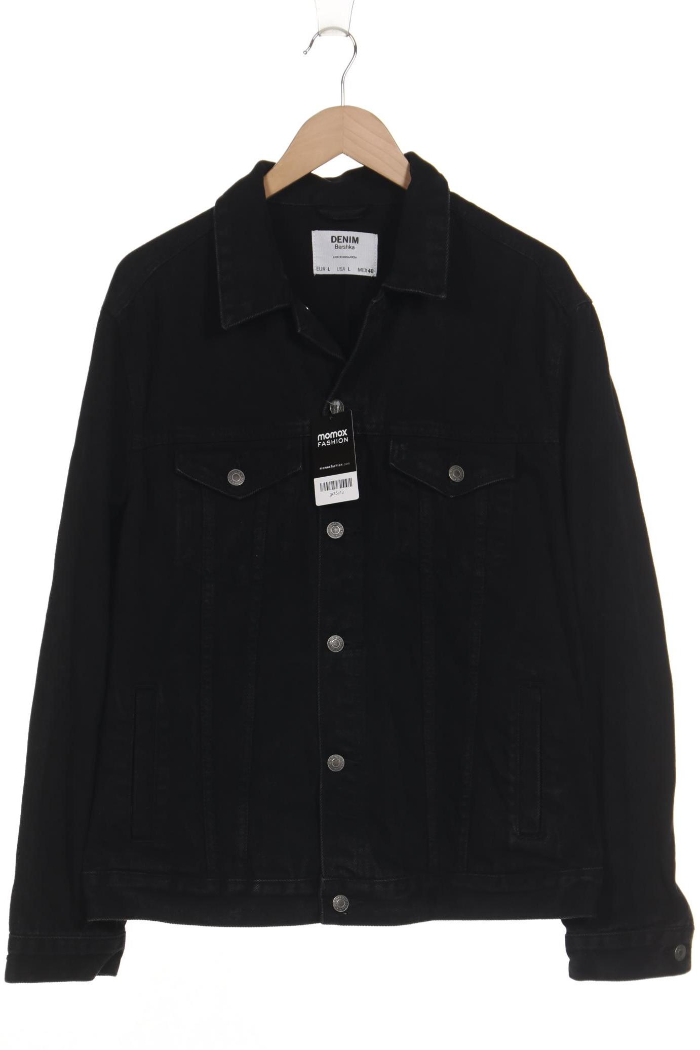 

bershka Herren Jacke, schwarz, Gr. 52