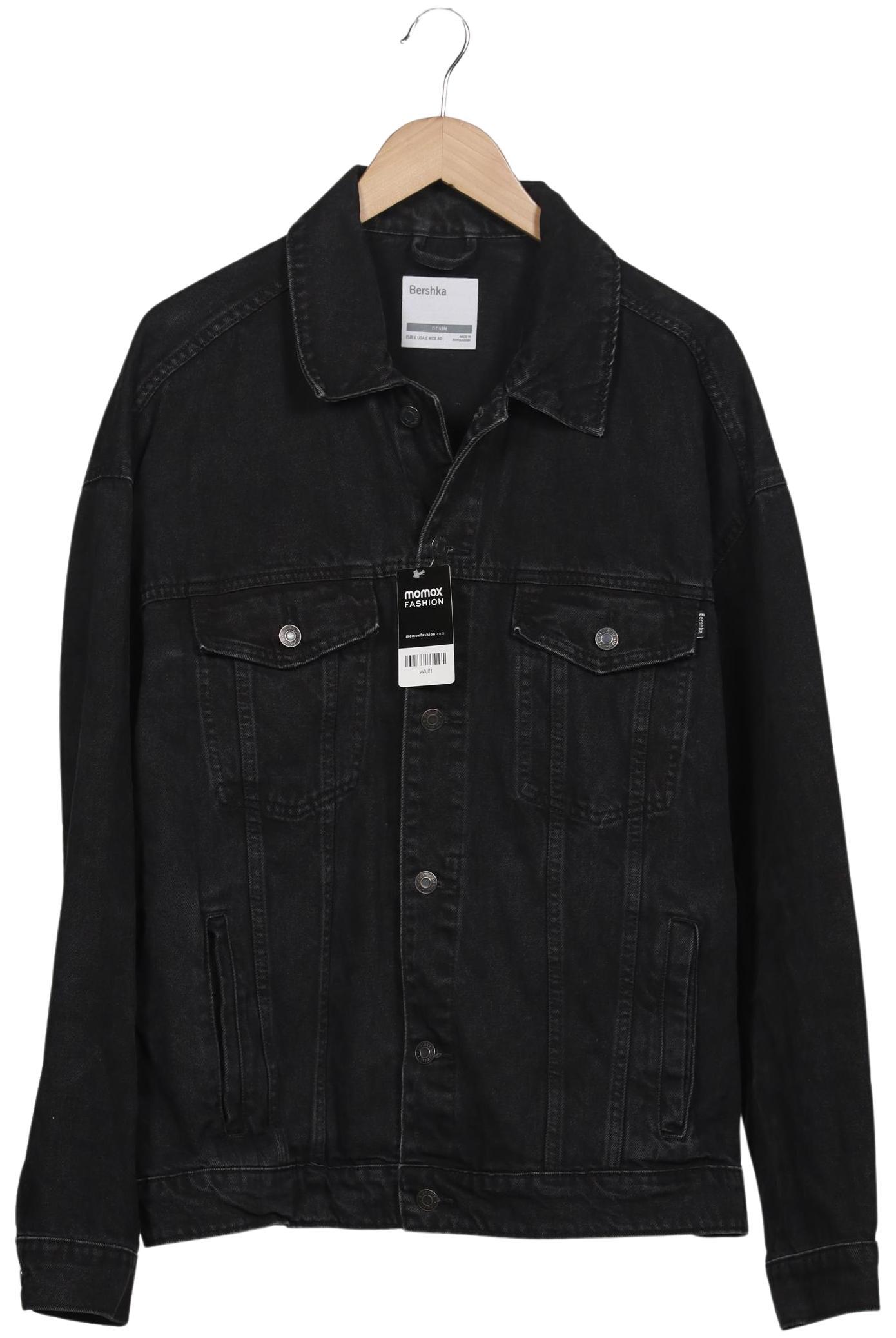 

bershka Herren Jacke, schwarz, Gr. 52