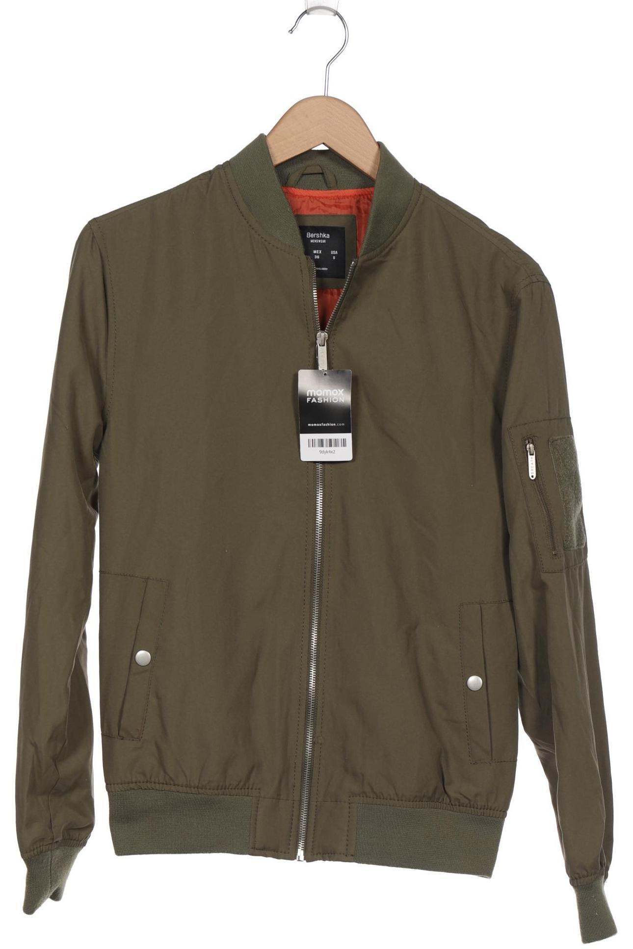 

bershka Herren Jacke, grün, Gr. 46