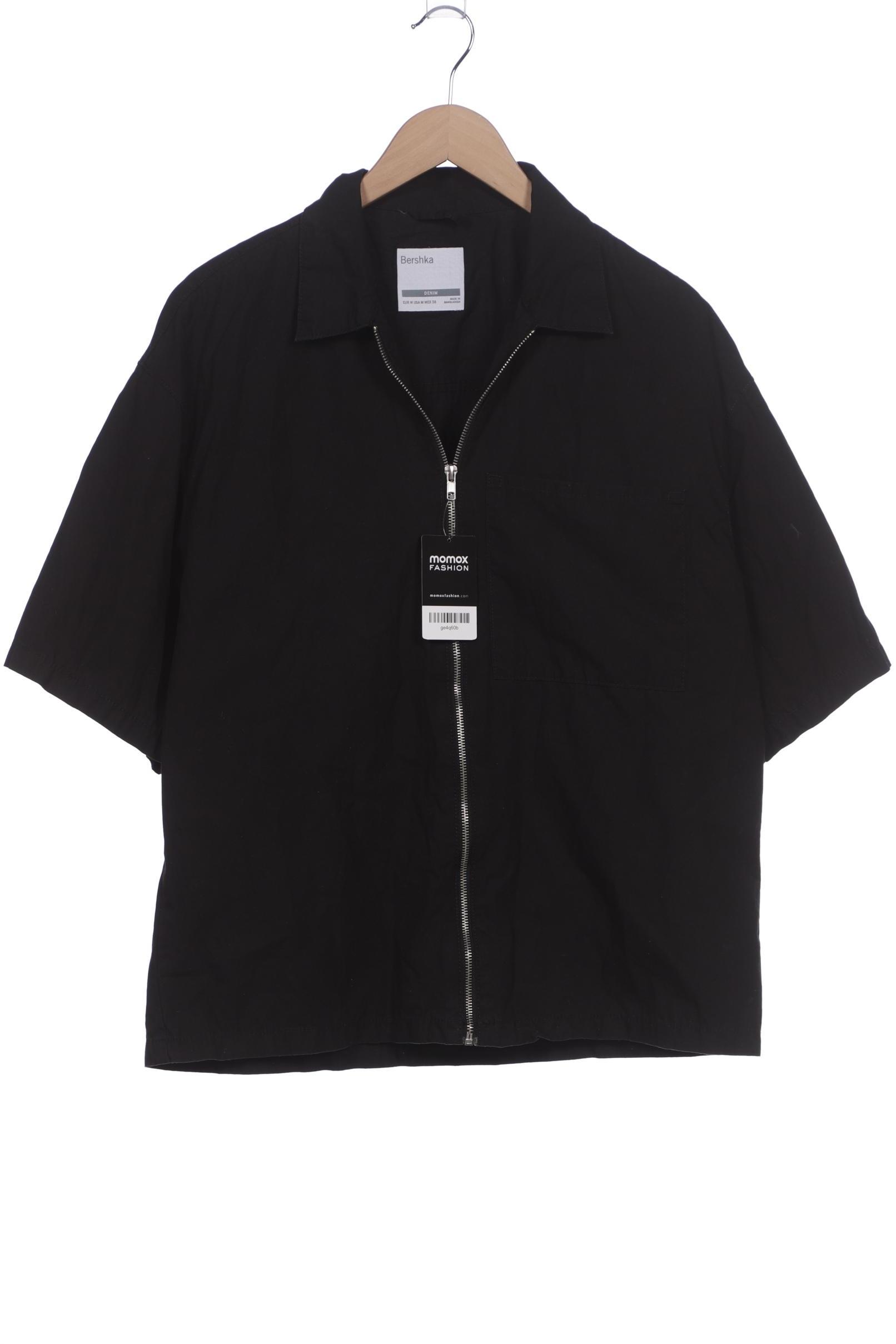 

bershka Herren Jacke, schwarz, Gr. 48