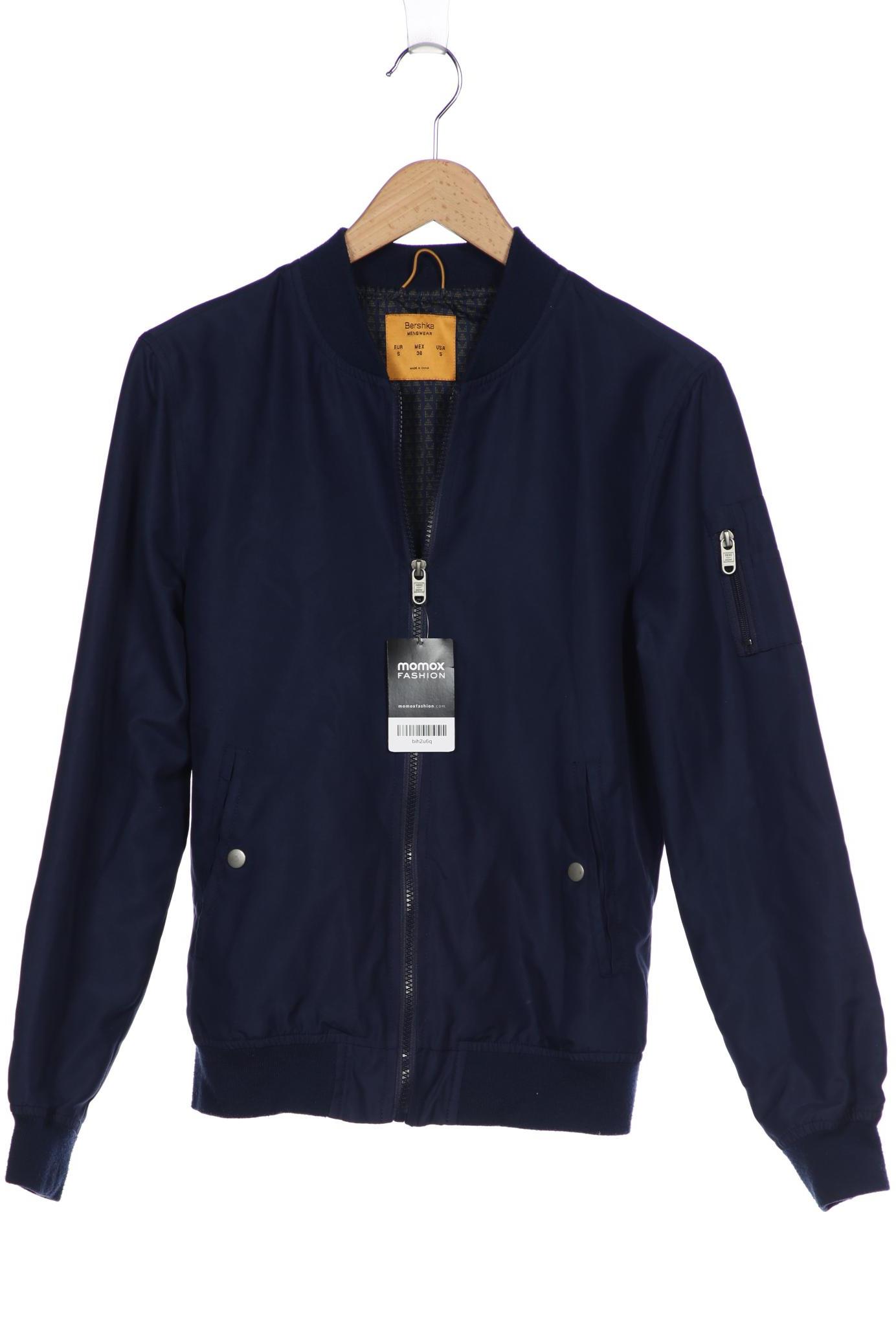

bershka Herren Jacke, marineblau, Gr. 46