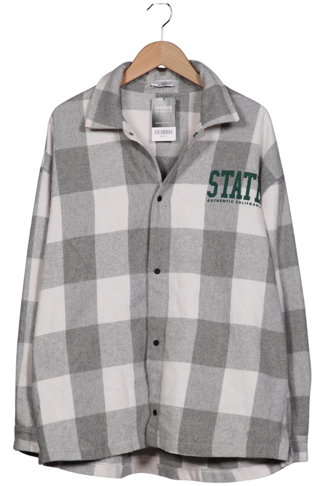 

bershka Herren Jacke, grau, Gr. 52