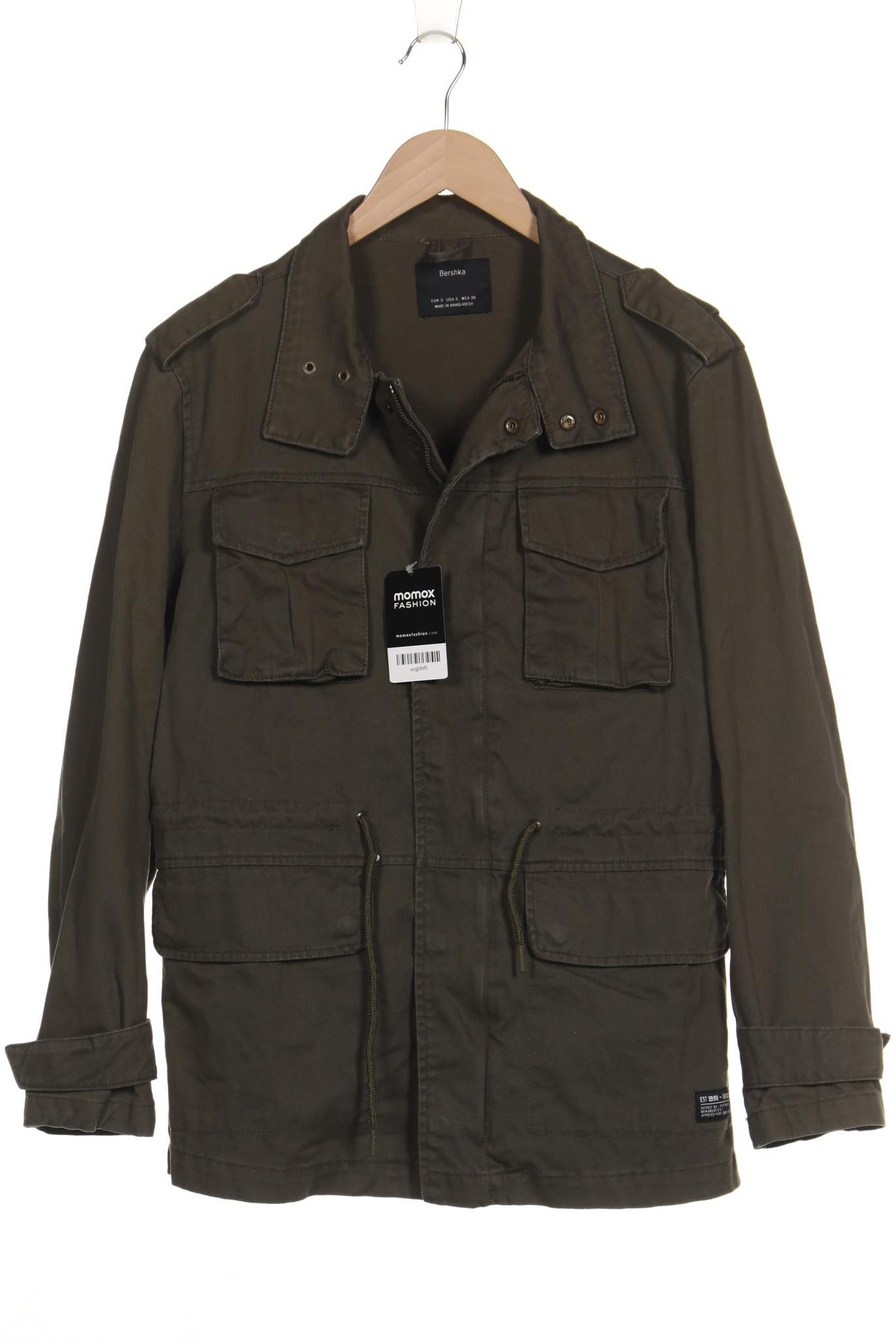 

bershka Herren Jacke, grün, Gr. 46