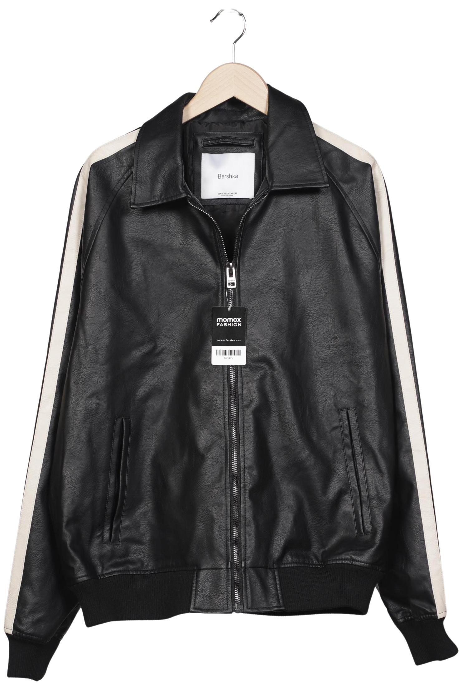 

bershka Herren Jacke, schwarz, Gr. 54