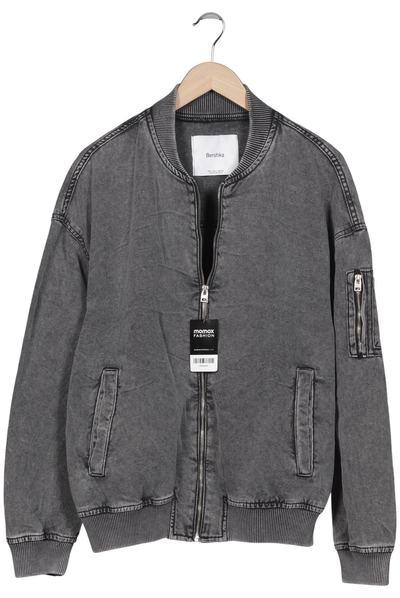 

bershka Herren Jacke, grau, Gr. 52