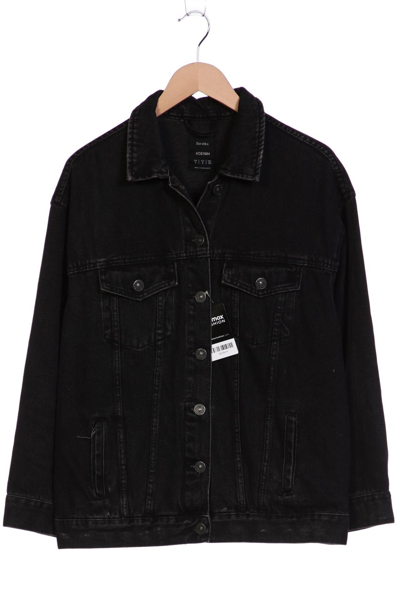 

bershka Herren Jacke, schwarz, Gr. 46
