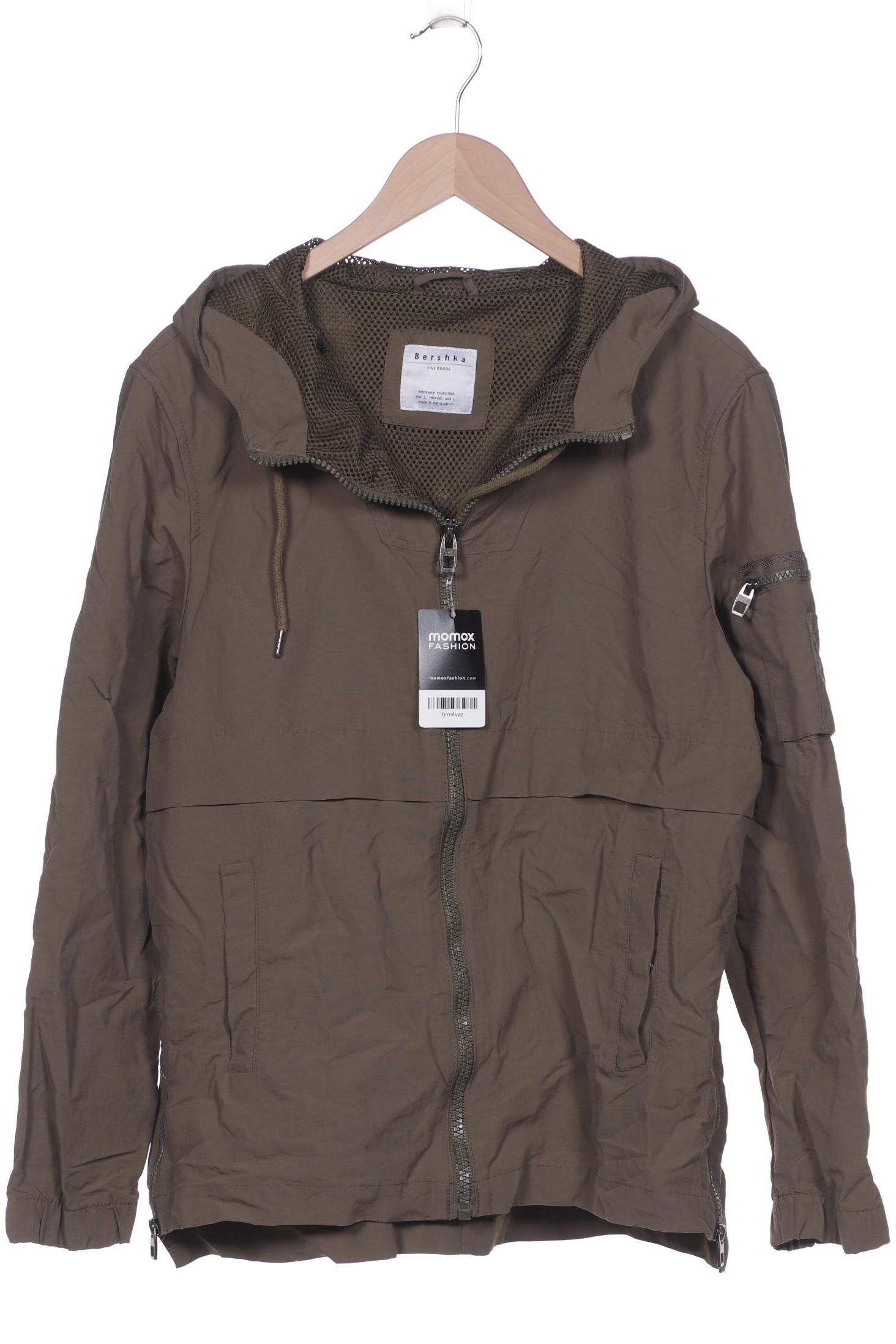 

bershka Herren Jacke, grün, Gr. 52