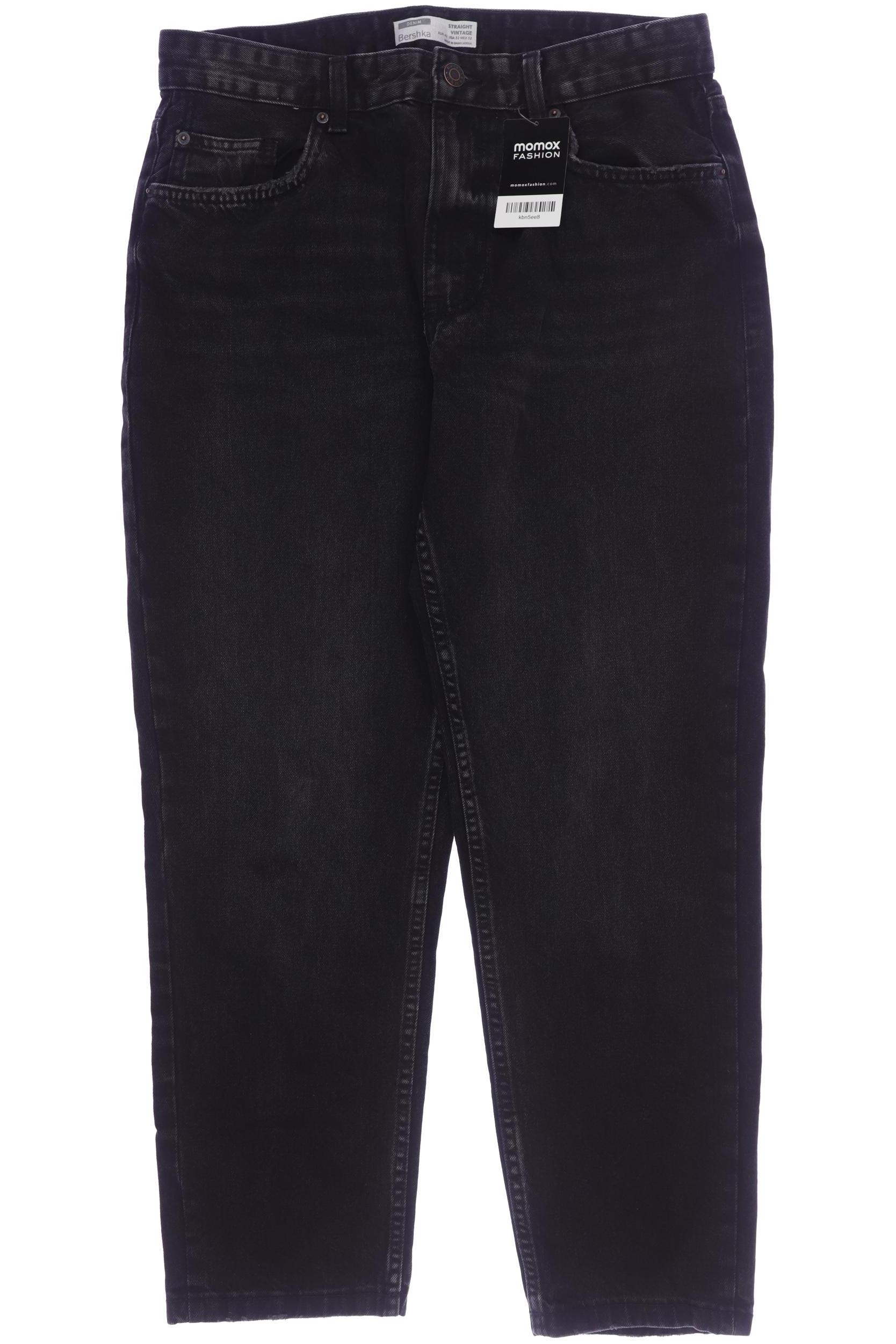 

bershka Herren Jeans, schwarz, Gr. 42