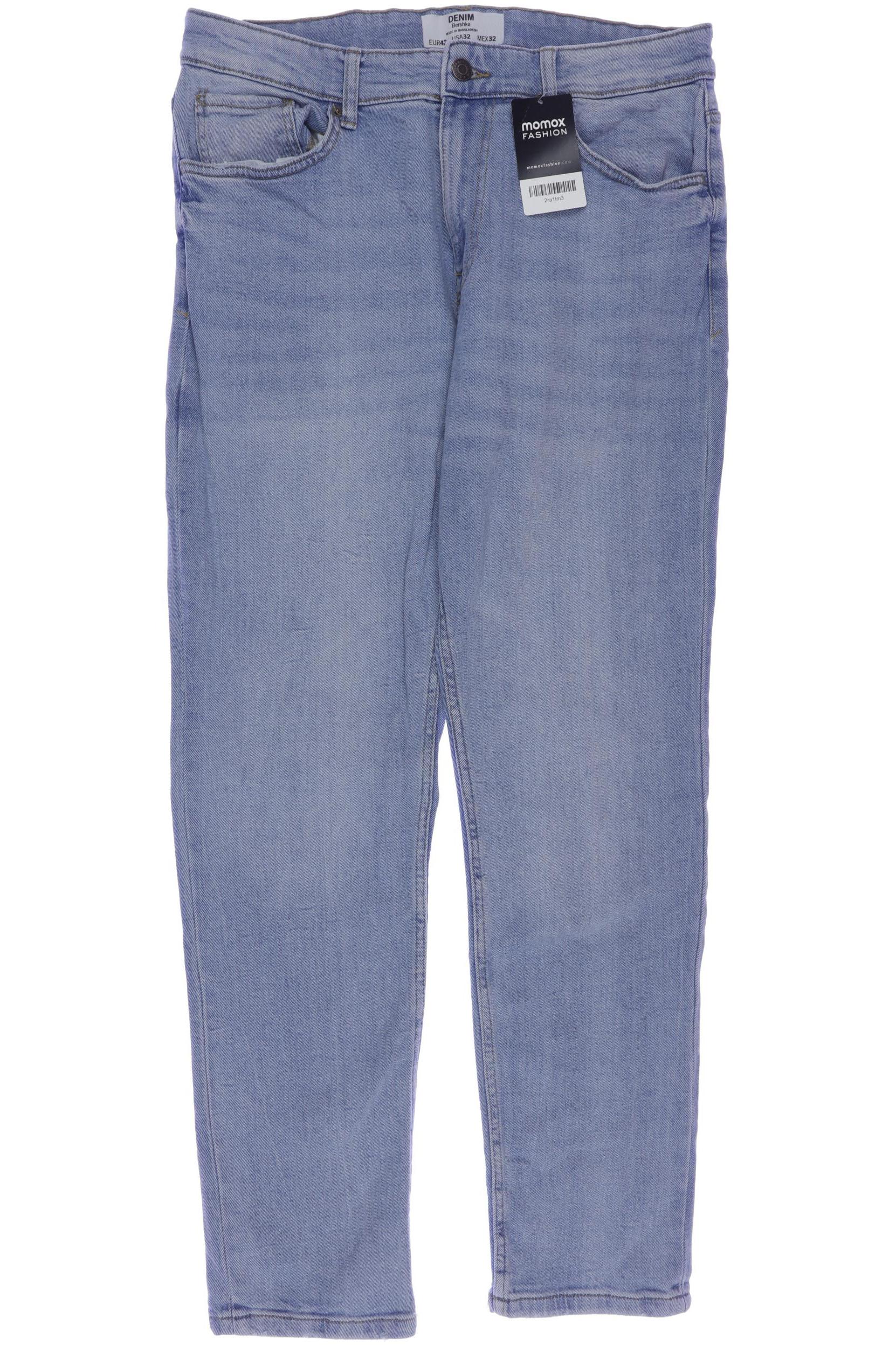 

bershka Herren Jeans, hellblau, Gr. 32