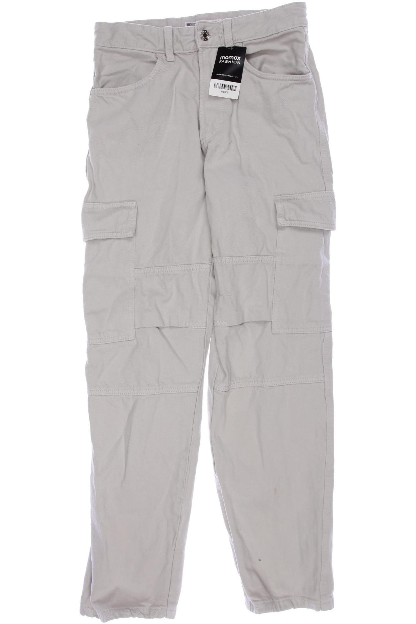 

bershka Herren Jeans, grau, Gr. 28