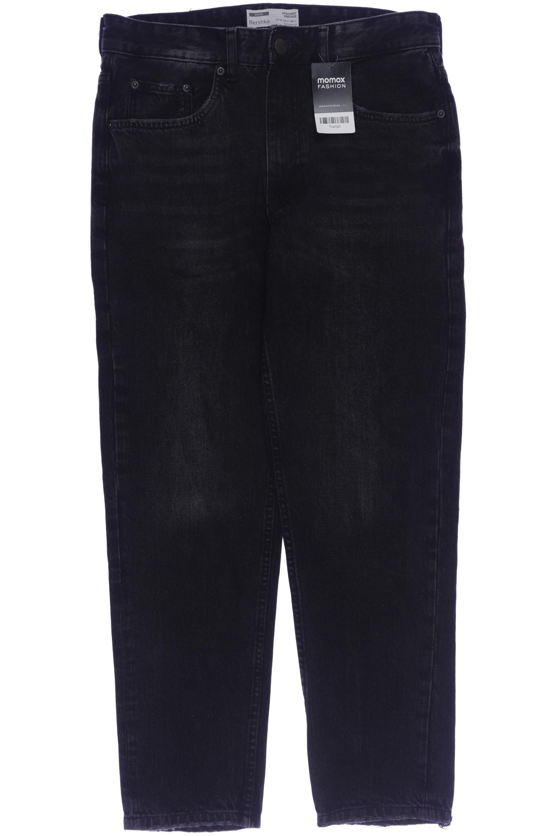 

bershka Herren Jeans, schwarz, Gr. 31