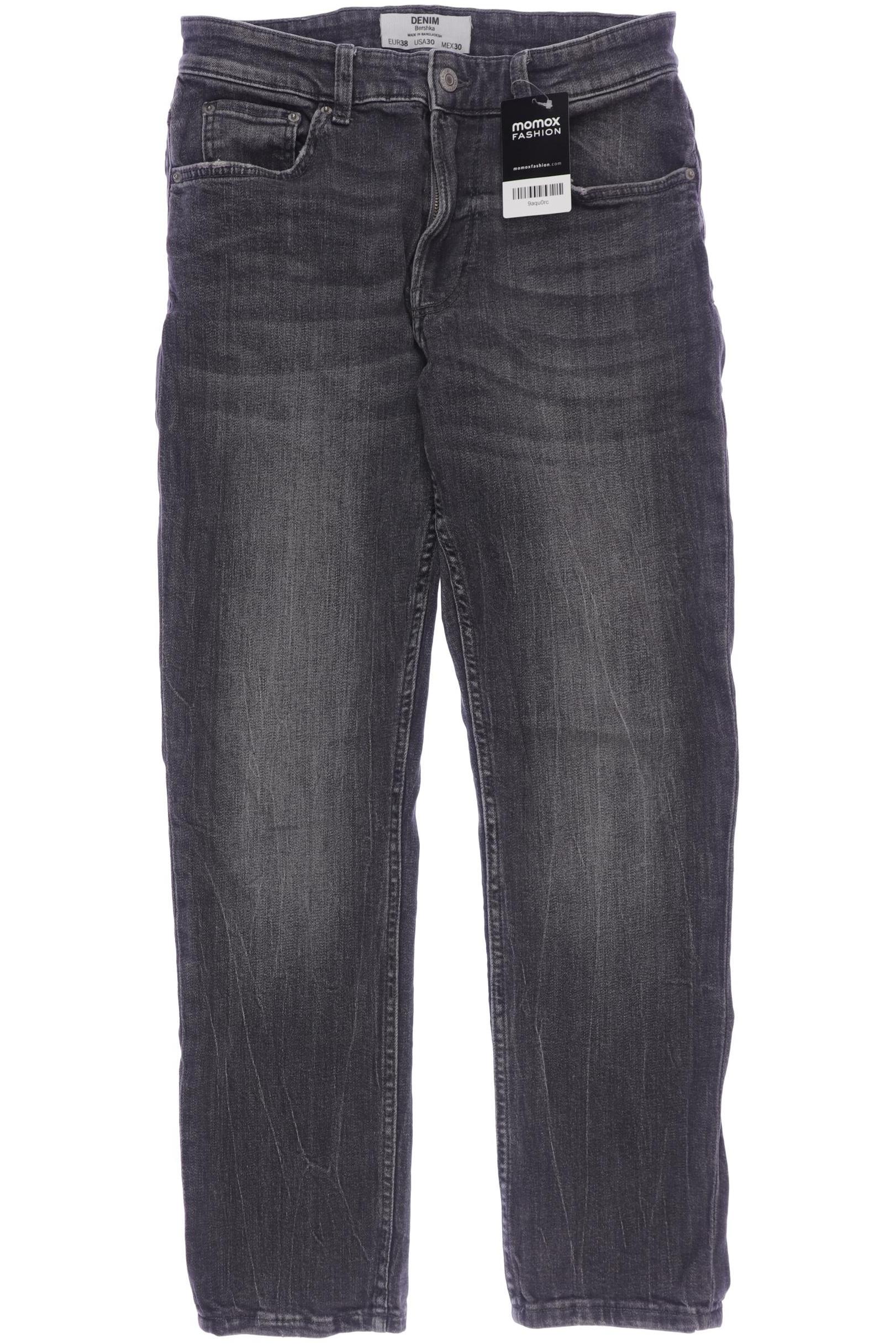 

bershka Herren Jeans, grau, Gr. 30