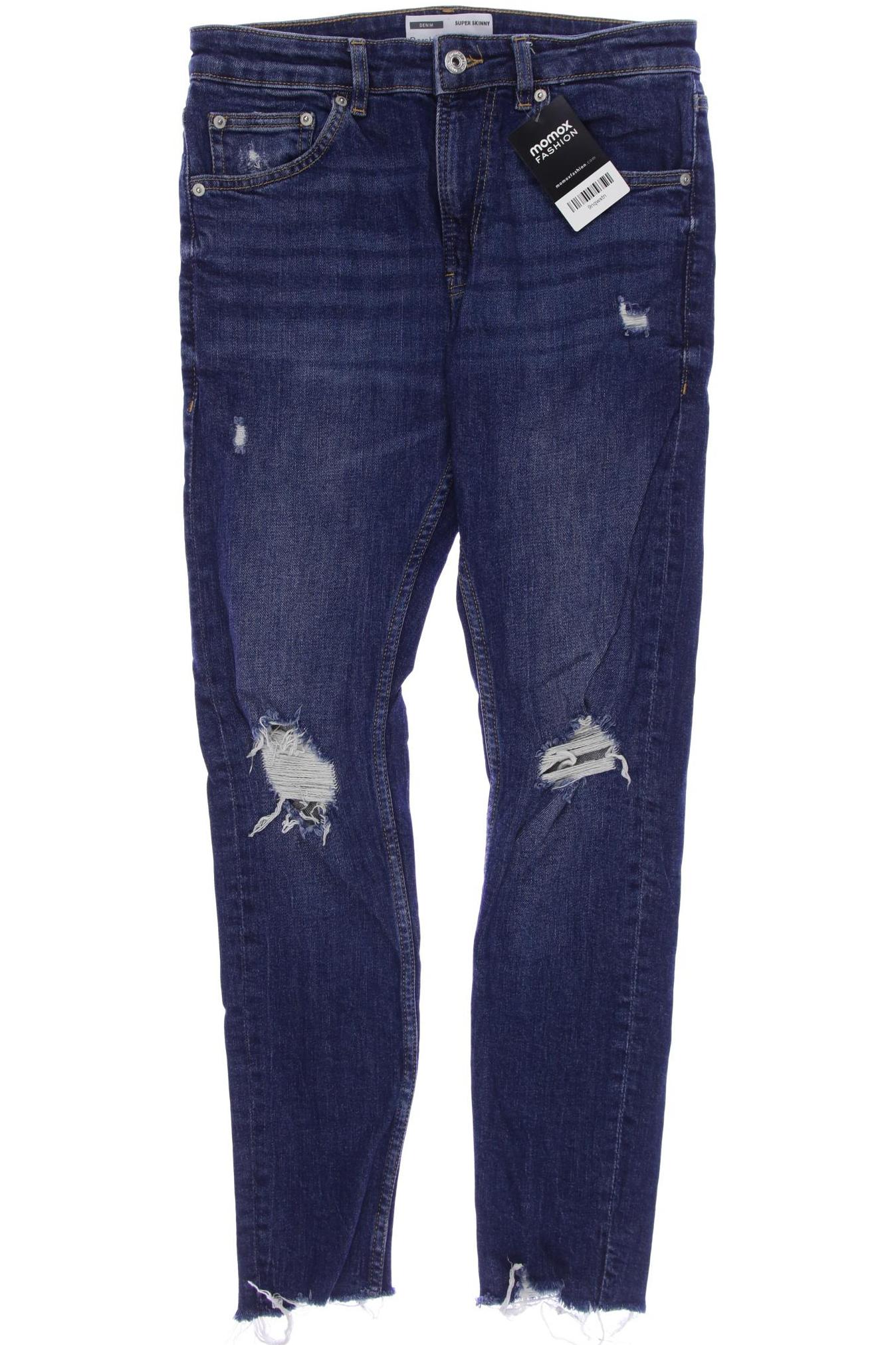 

bershka Herren Jeans, marineblau, Gr. 0