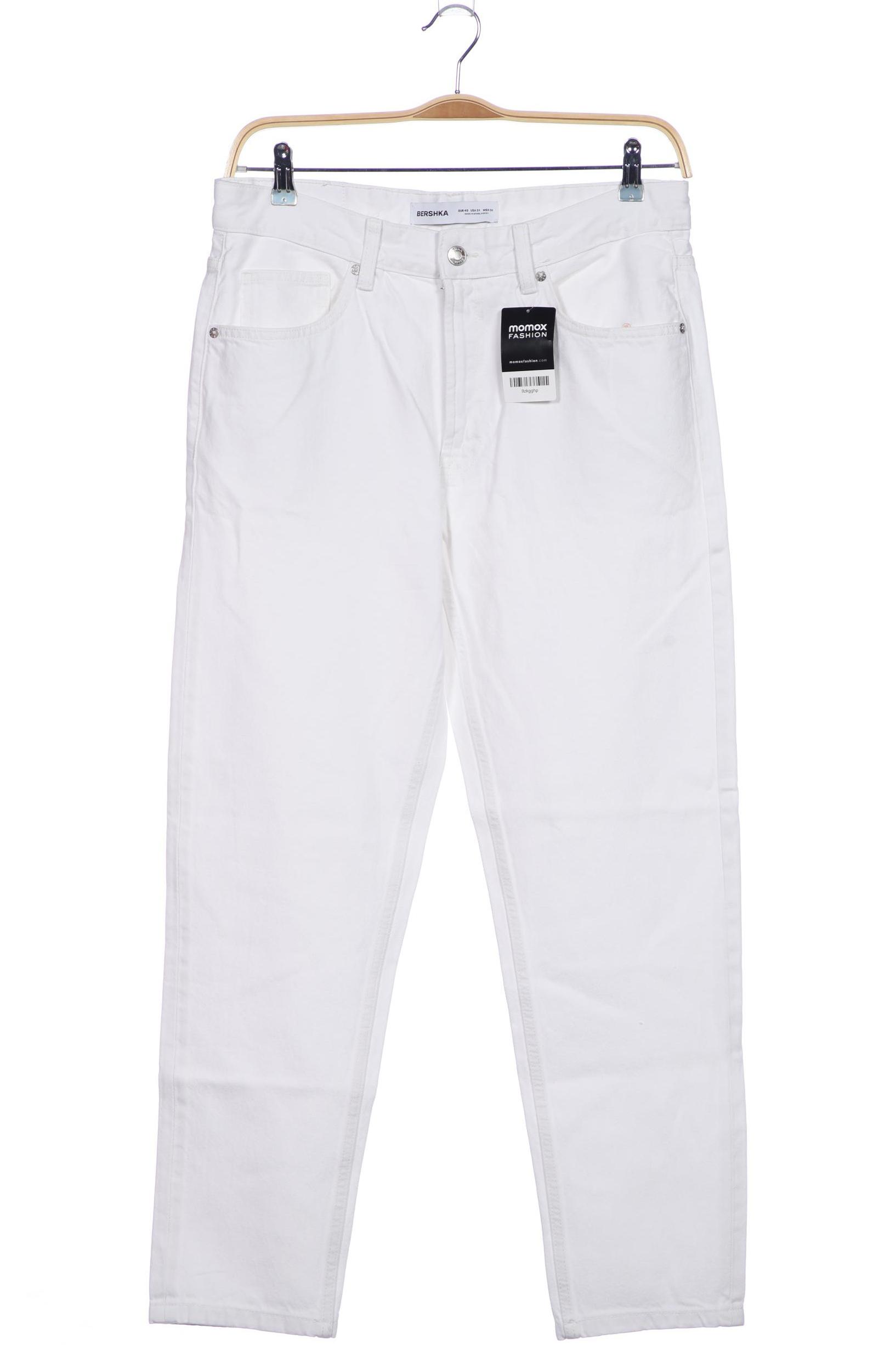 

bershka Herren Jeans, weiß, Gr. 31