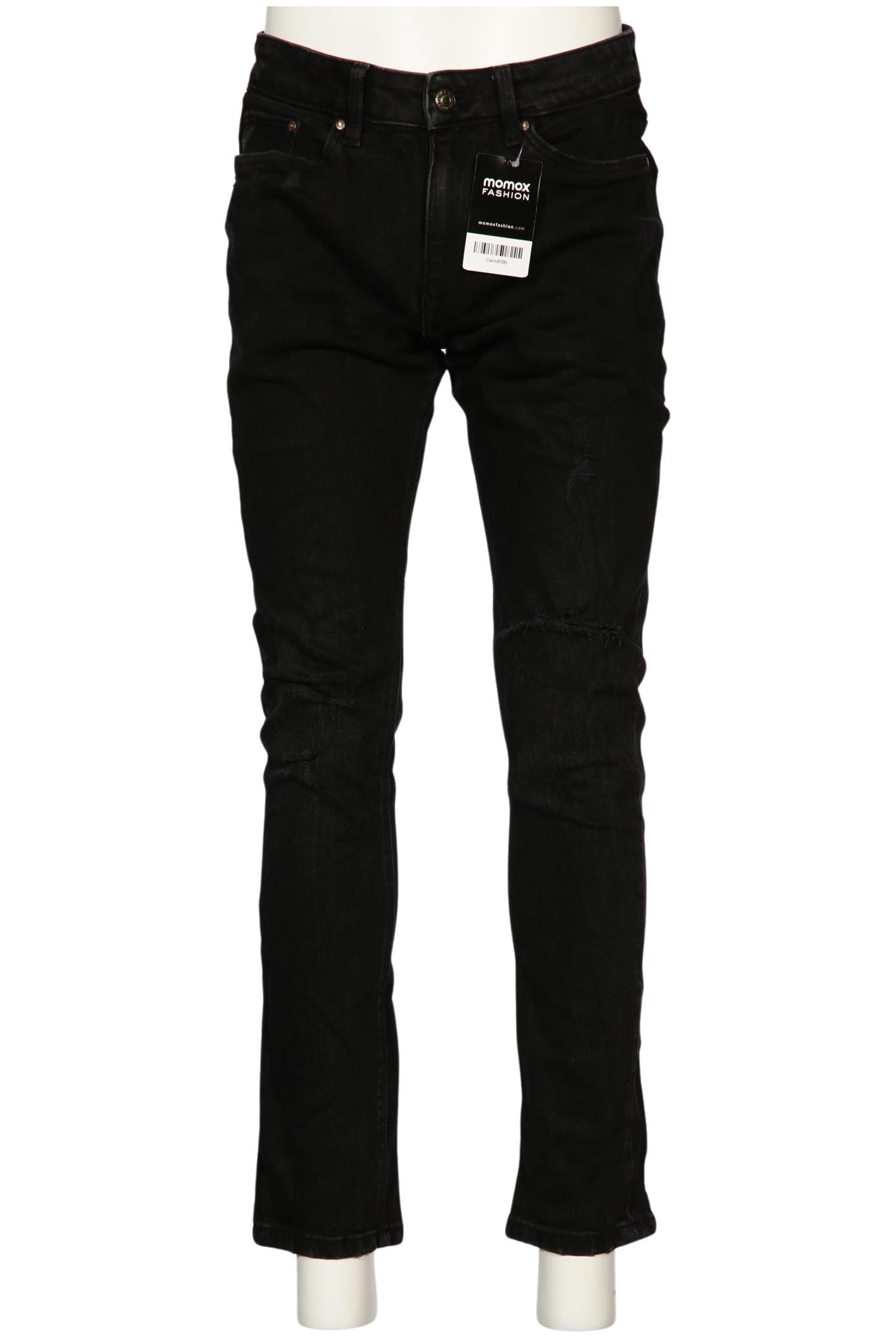 

bershka Herren Jeans, schwarz, Gr. 30