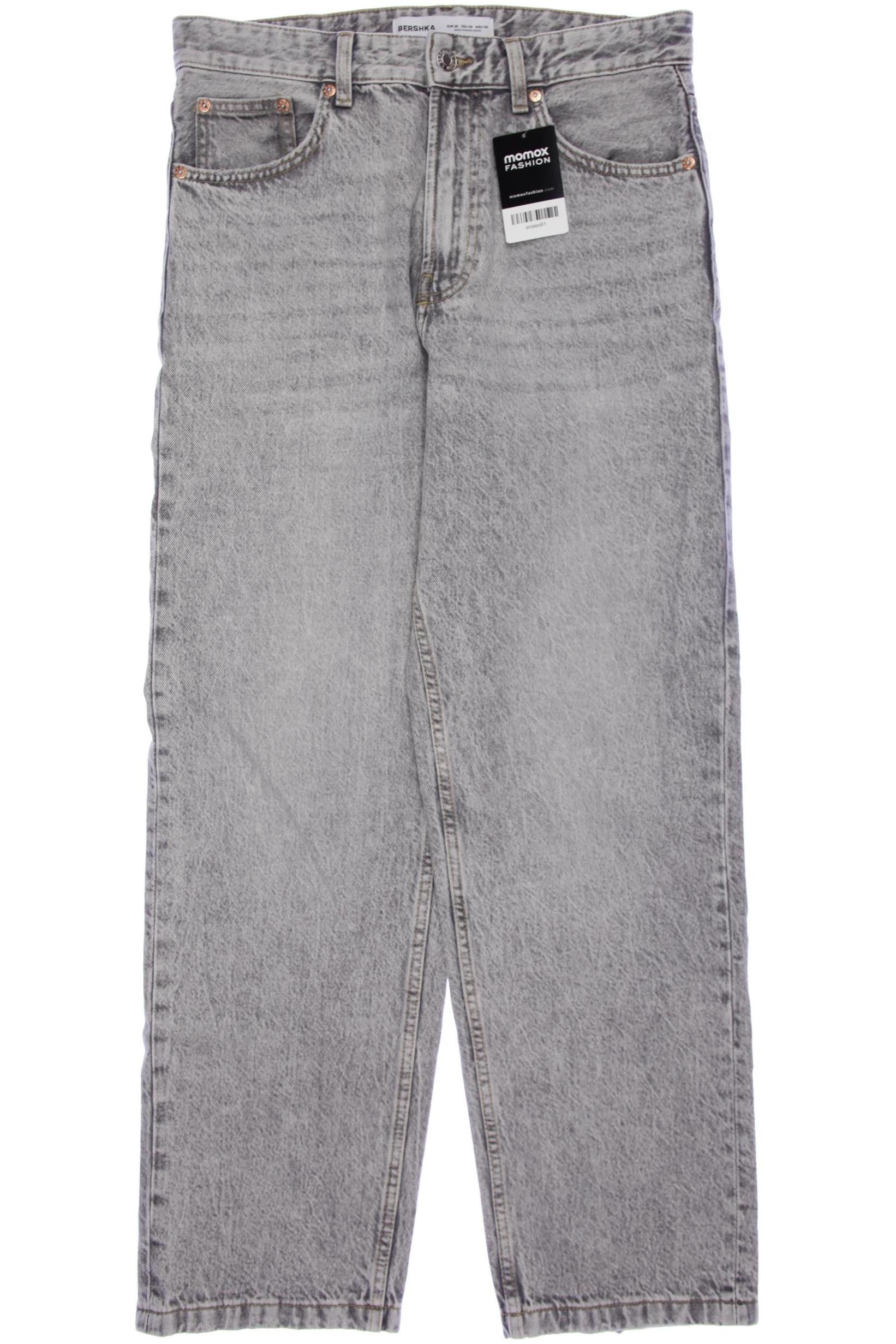 

bershka Herren Jeans, grau, Gr. 30