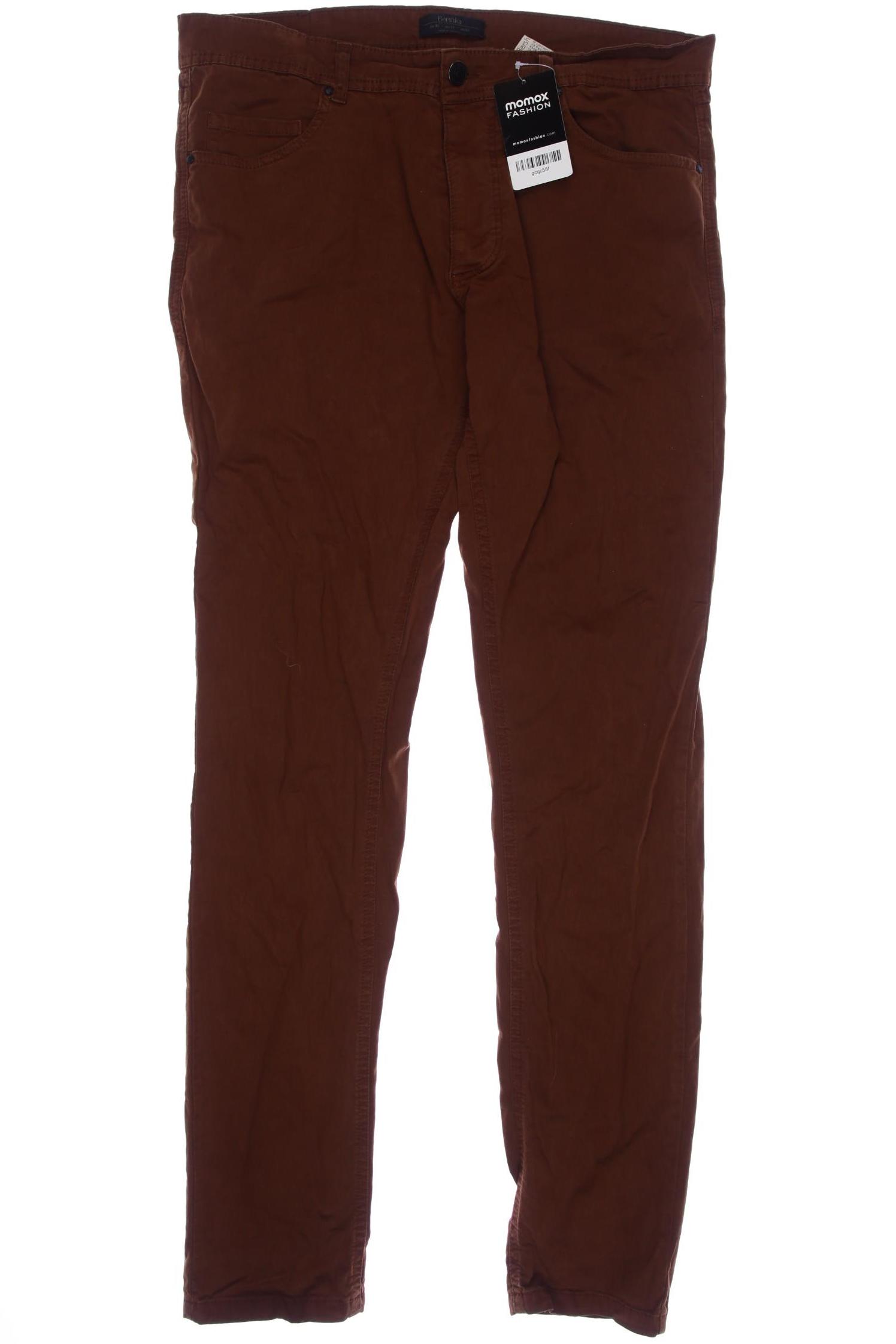 

bershka Herren Jeans, braun, Gr. 0