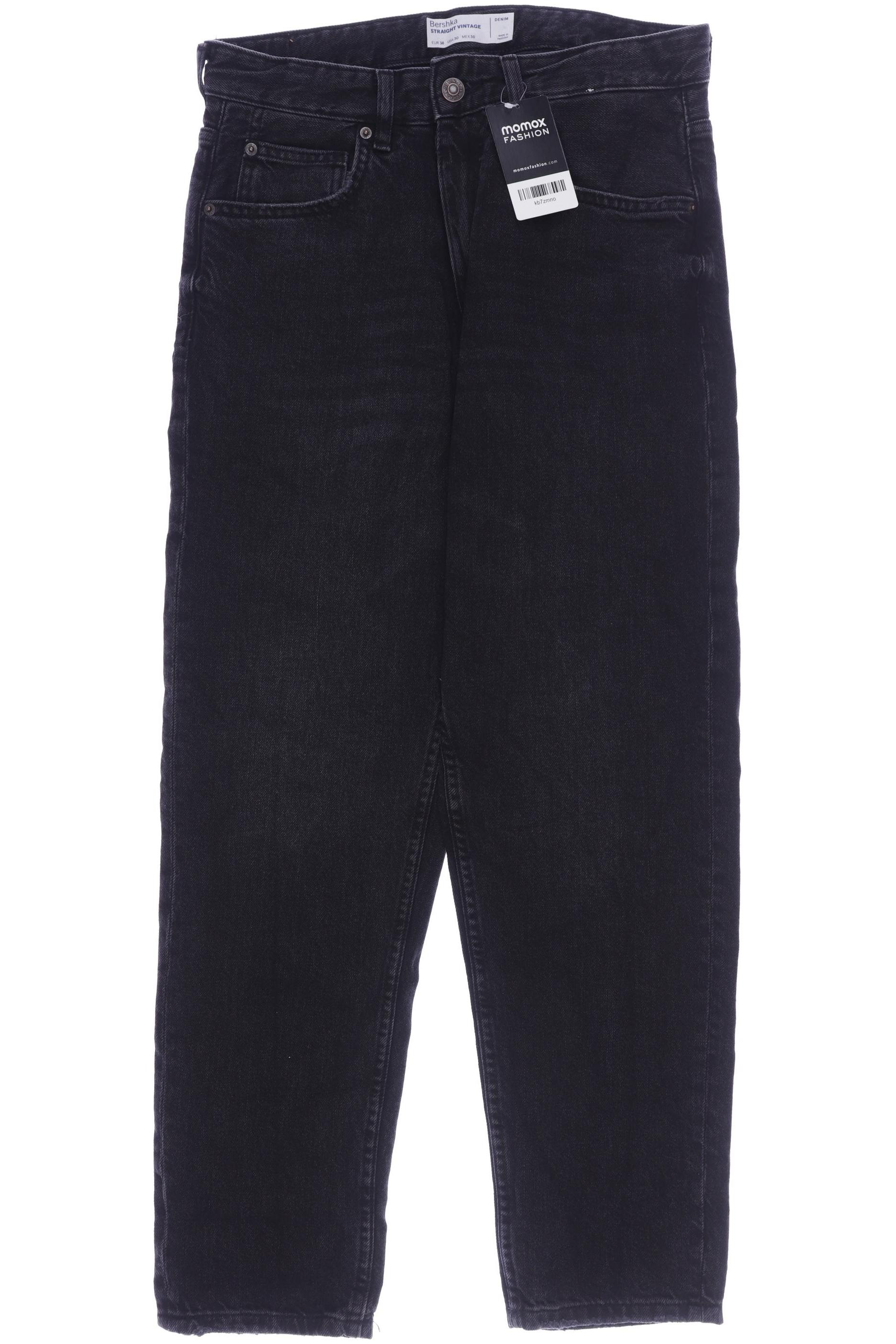 

bershka Herren Jeans, schwarz