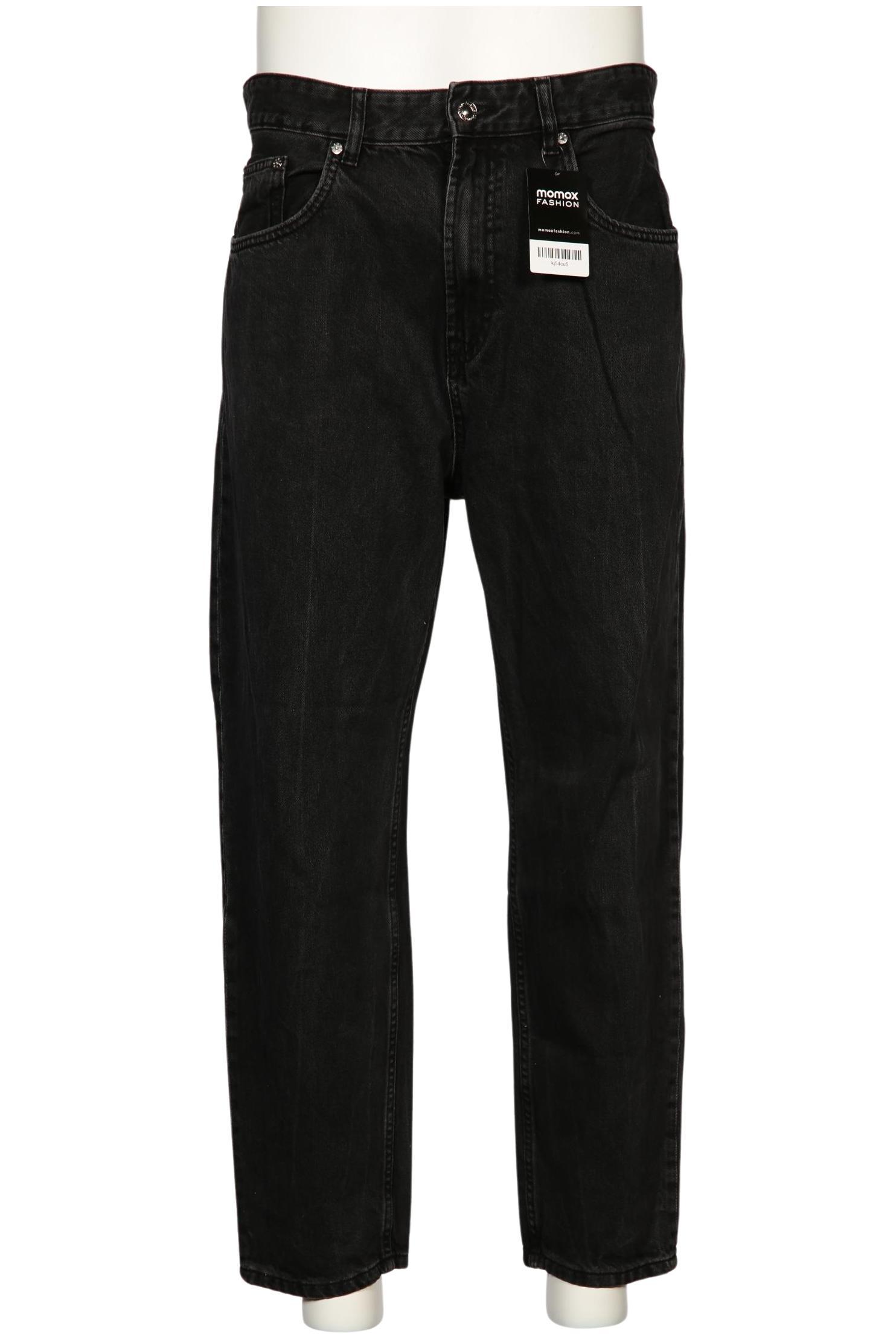 

bershka Herren Jeans, schwarz, Gr. 34