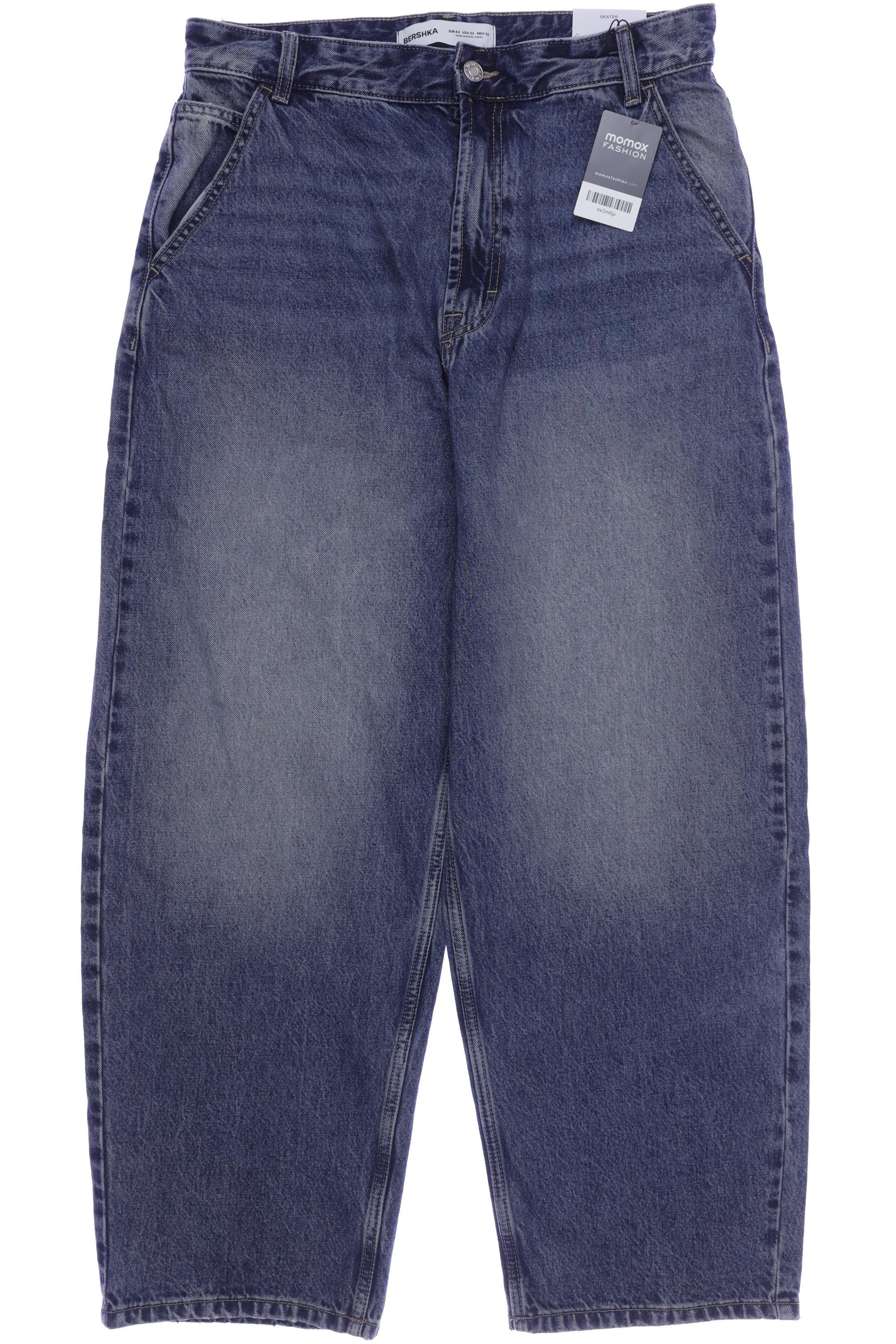 

bershka Herren Jeans, blau, Gr. 50