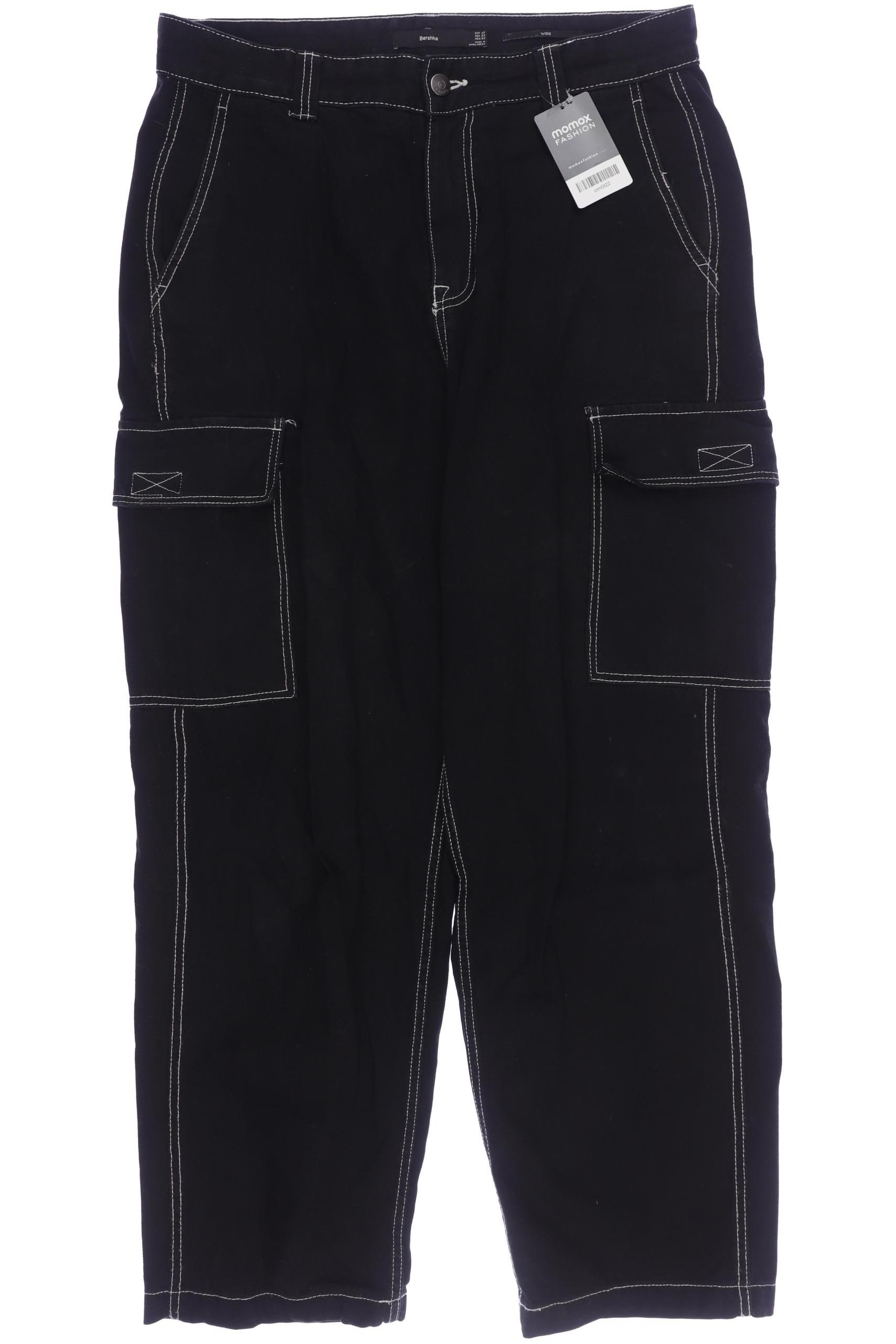 

bershka Herren Jeans, schwarz, Gr. 54
