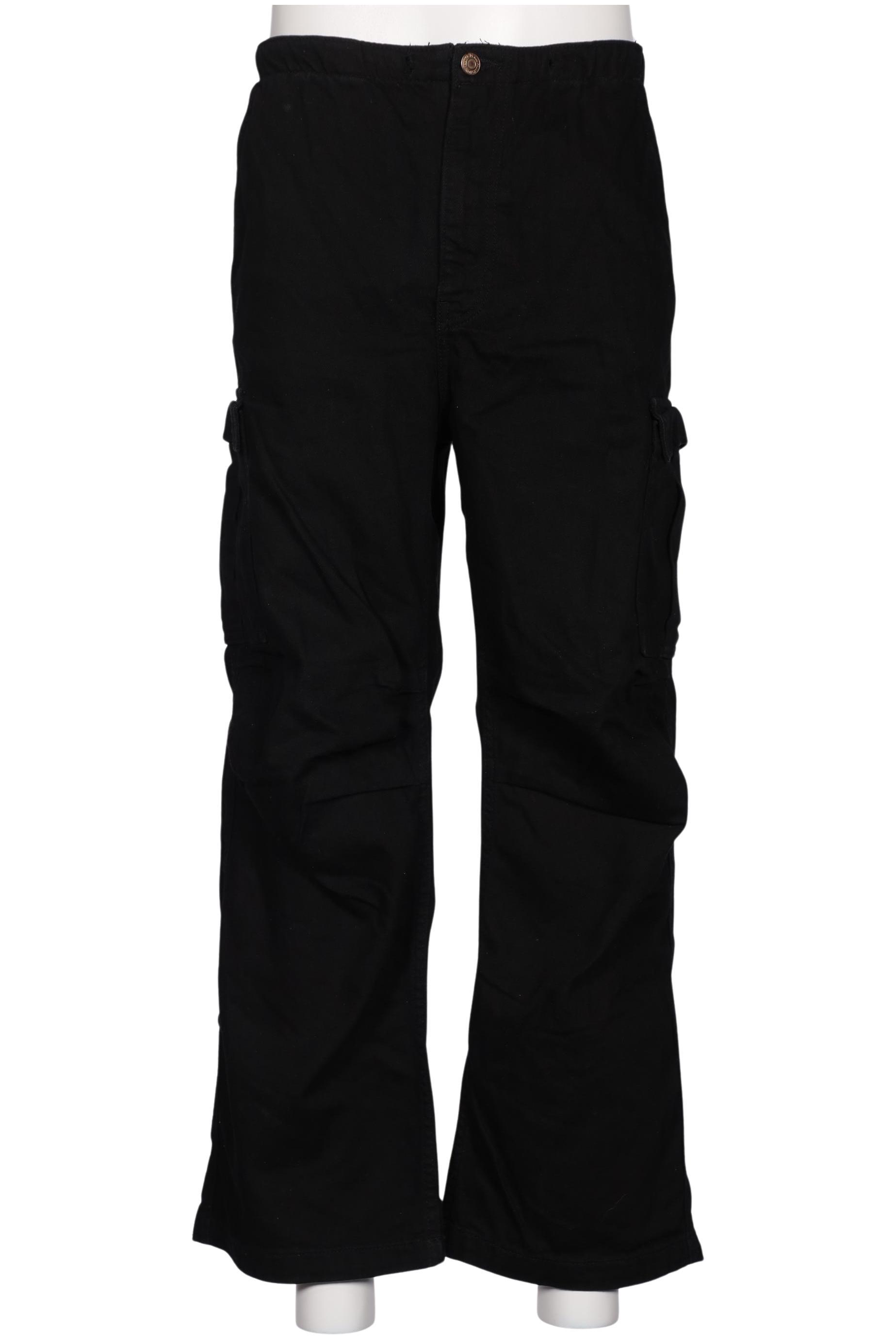 

bershka Herren Jeans, schwarz, Gr. 0