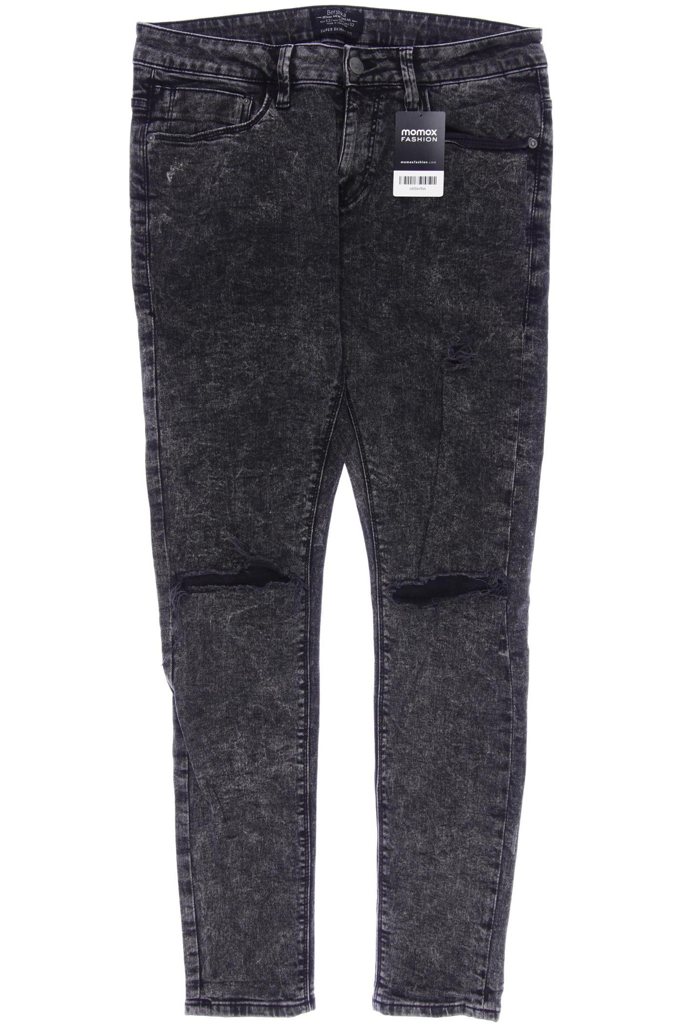 

bershka Herren Jeans, grau, Gr. 32