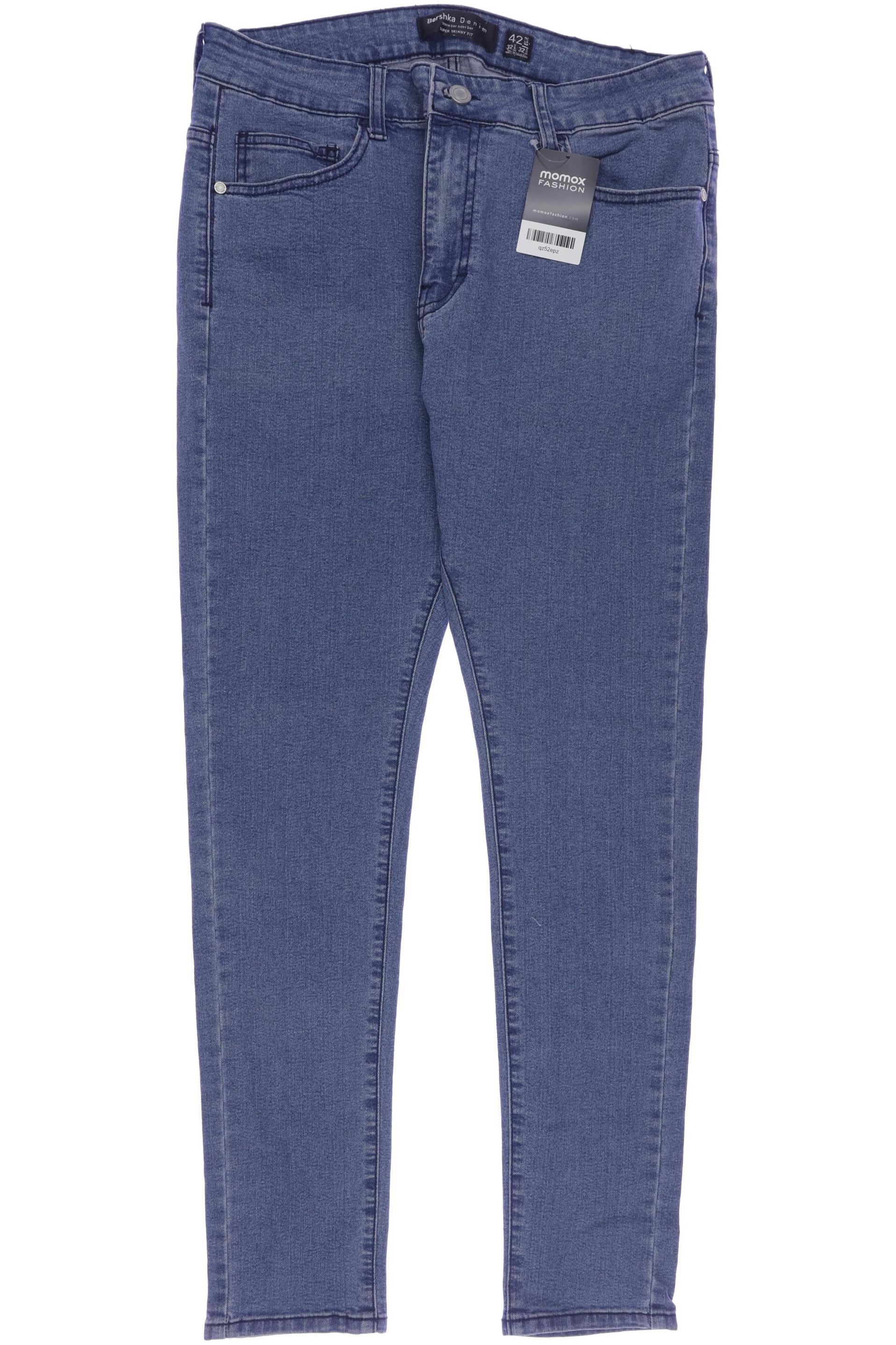 

bershka Herren Jeans, blau, Gr. 32