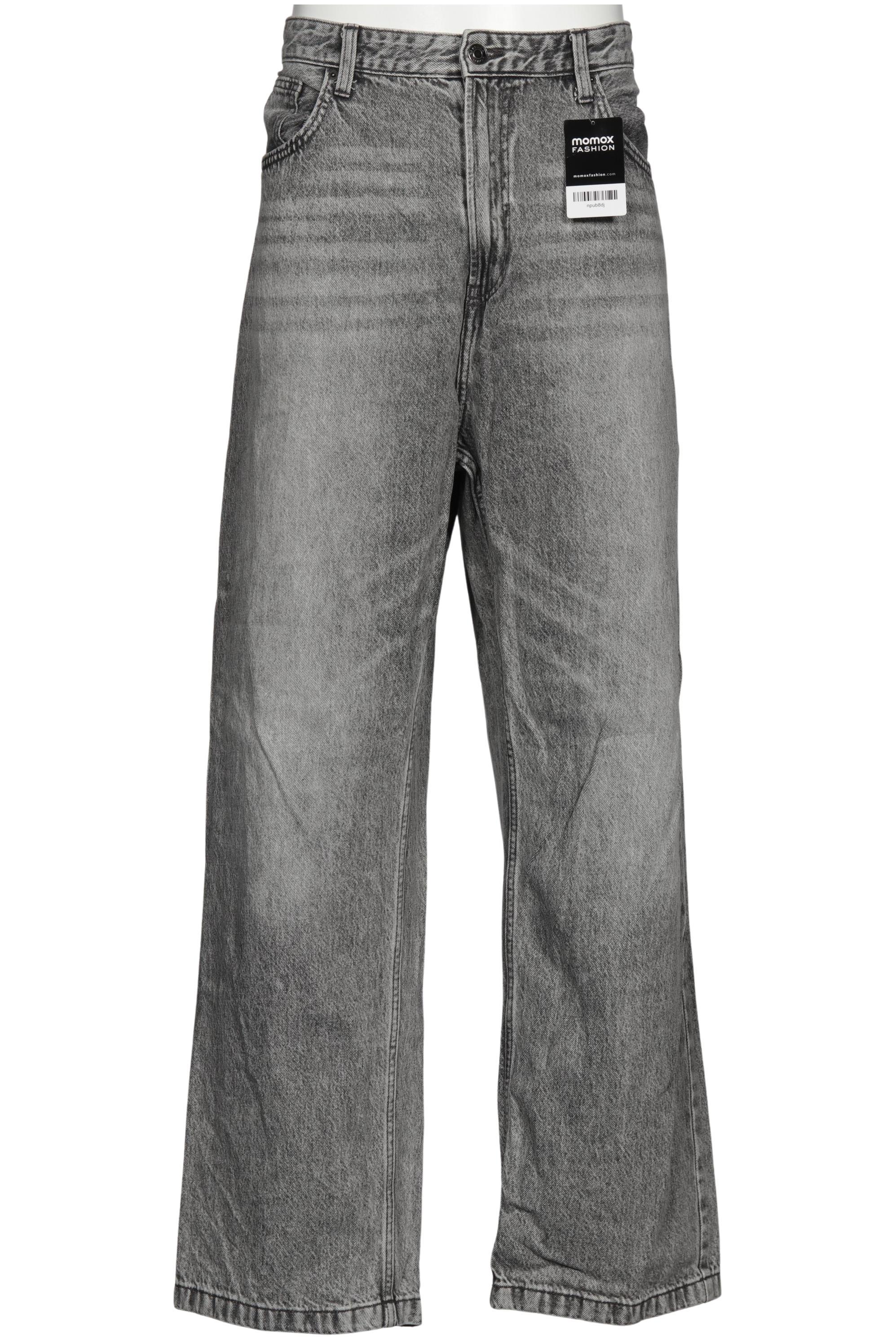 

bershka Herren Jeans, grau, Gr. 46