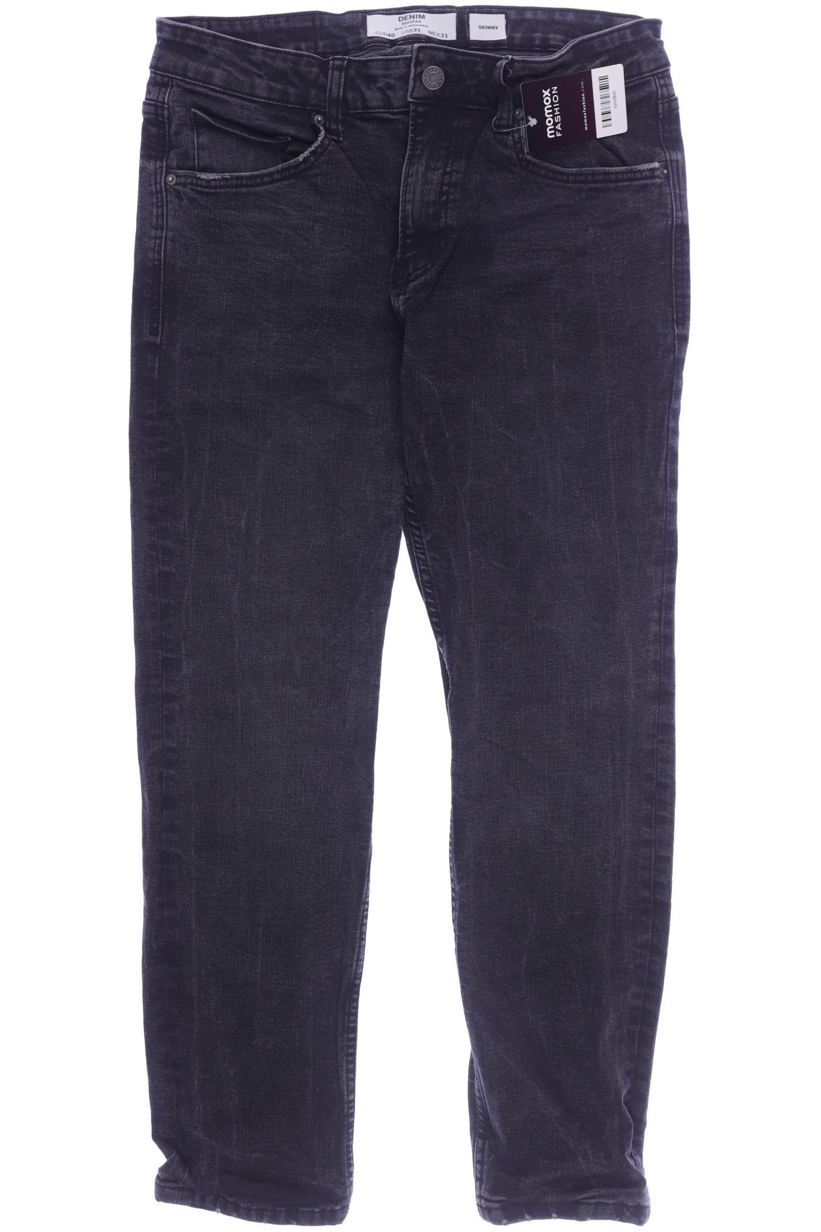 

bershka Herren Jeans, grau, Gr. 31