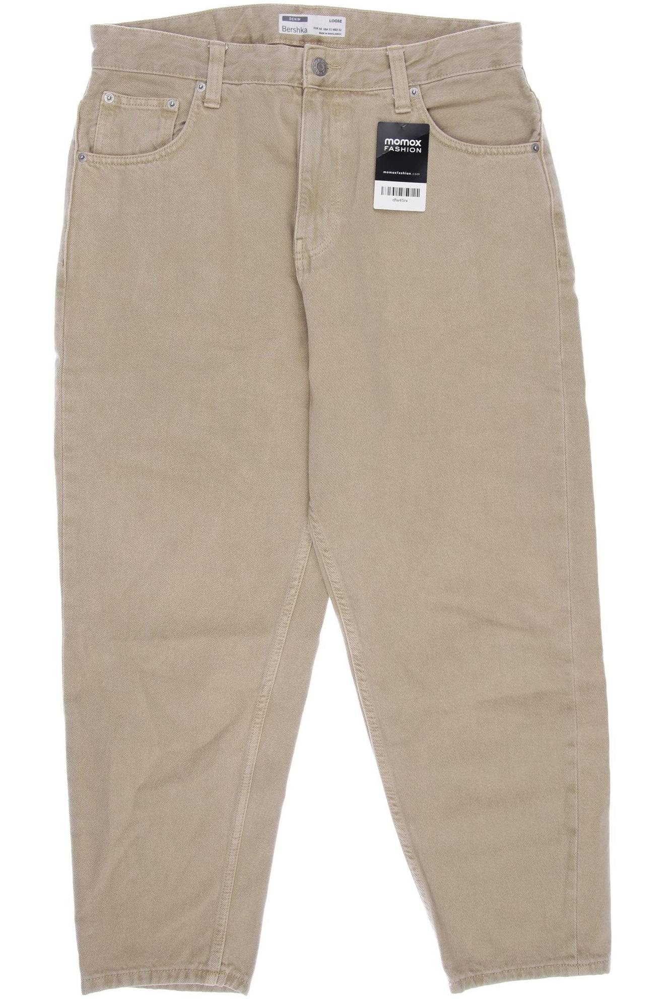 

bershka Herren Jeans, beige, Gr. 58
