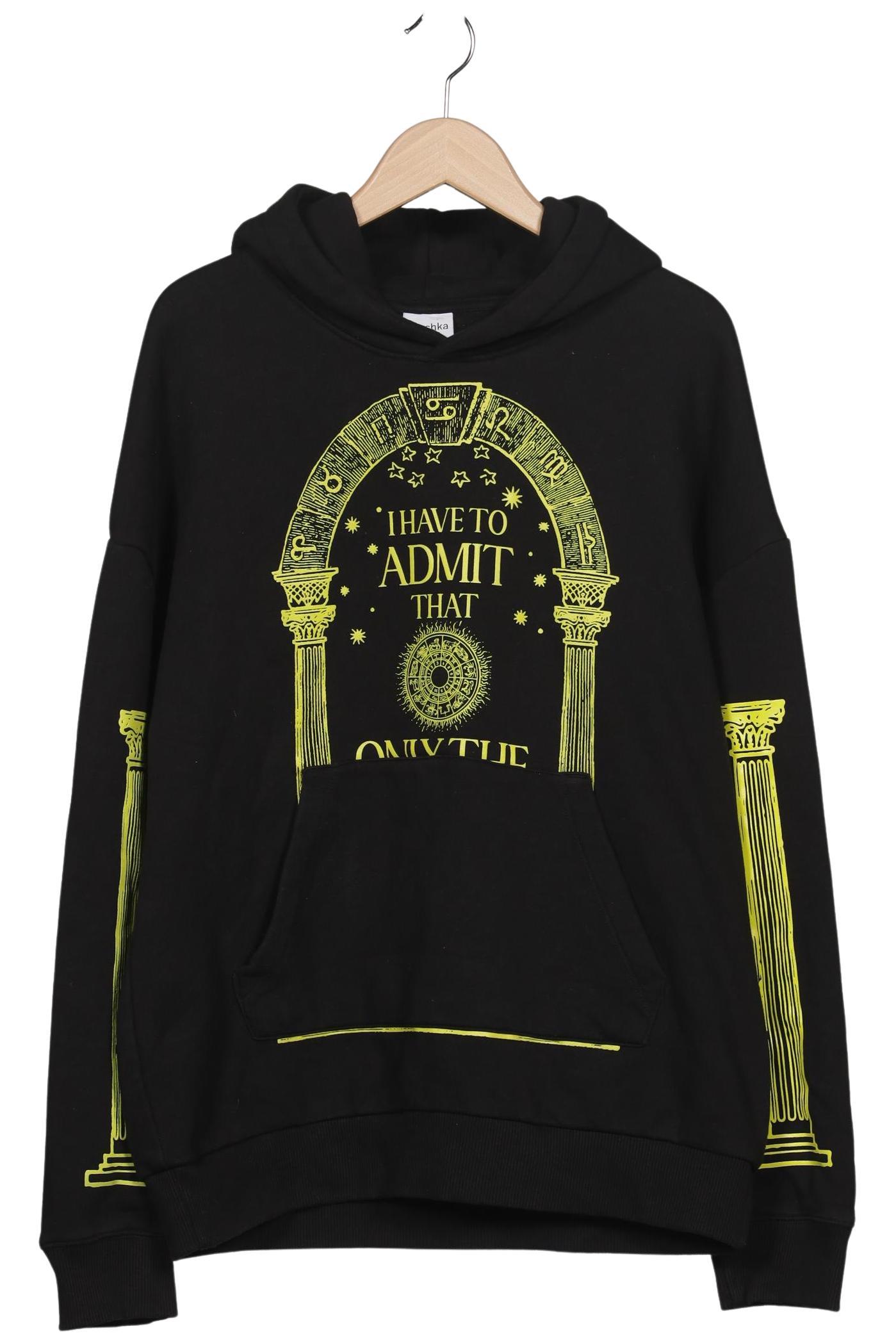 

bershka Herren Kapuzenpullover, schwarz, Gr. 52