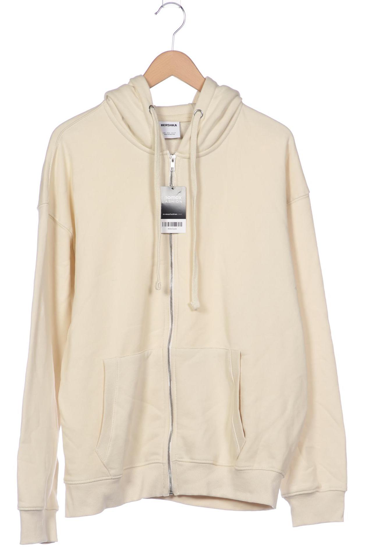 

bershka Herren Kapuzenpullover, cremeweiß, Gr. 52