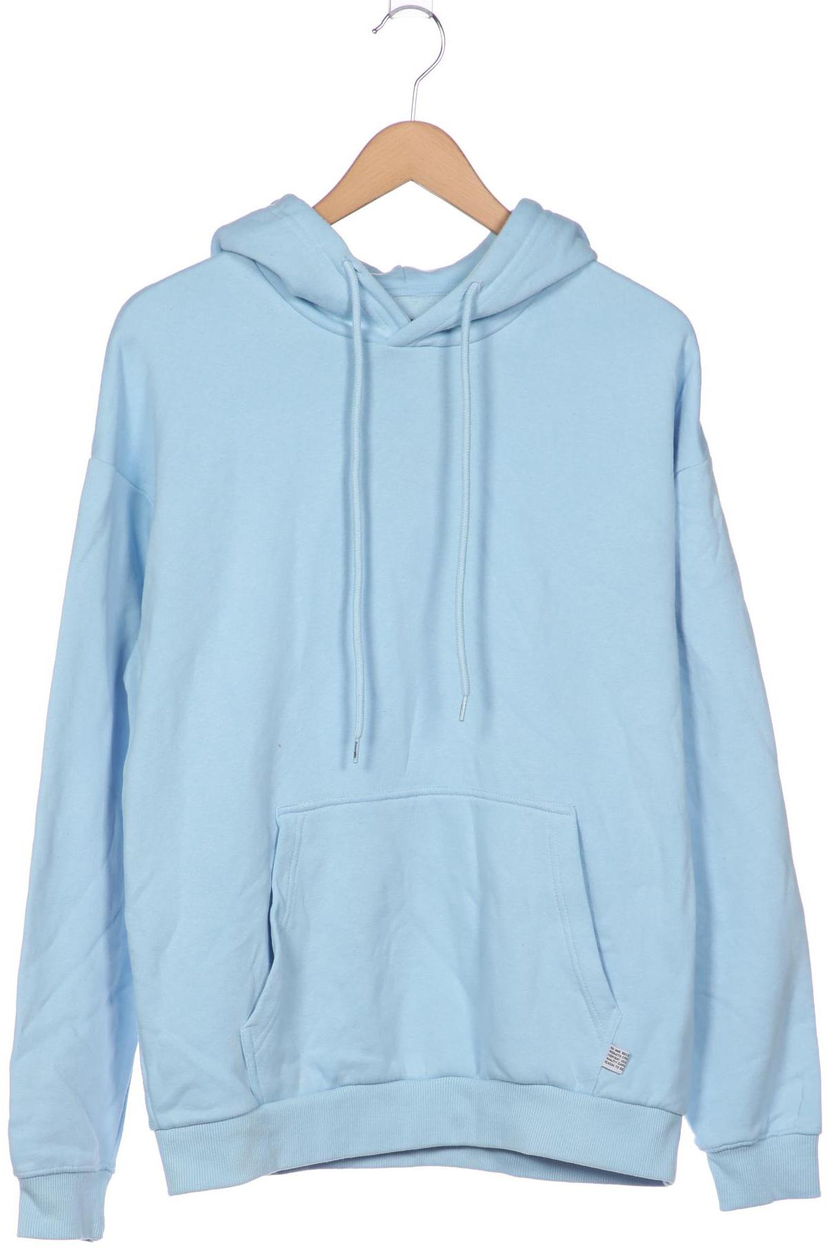 

bershka Herren Kapuzenpullover, blau, Gr. 48