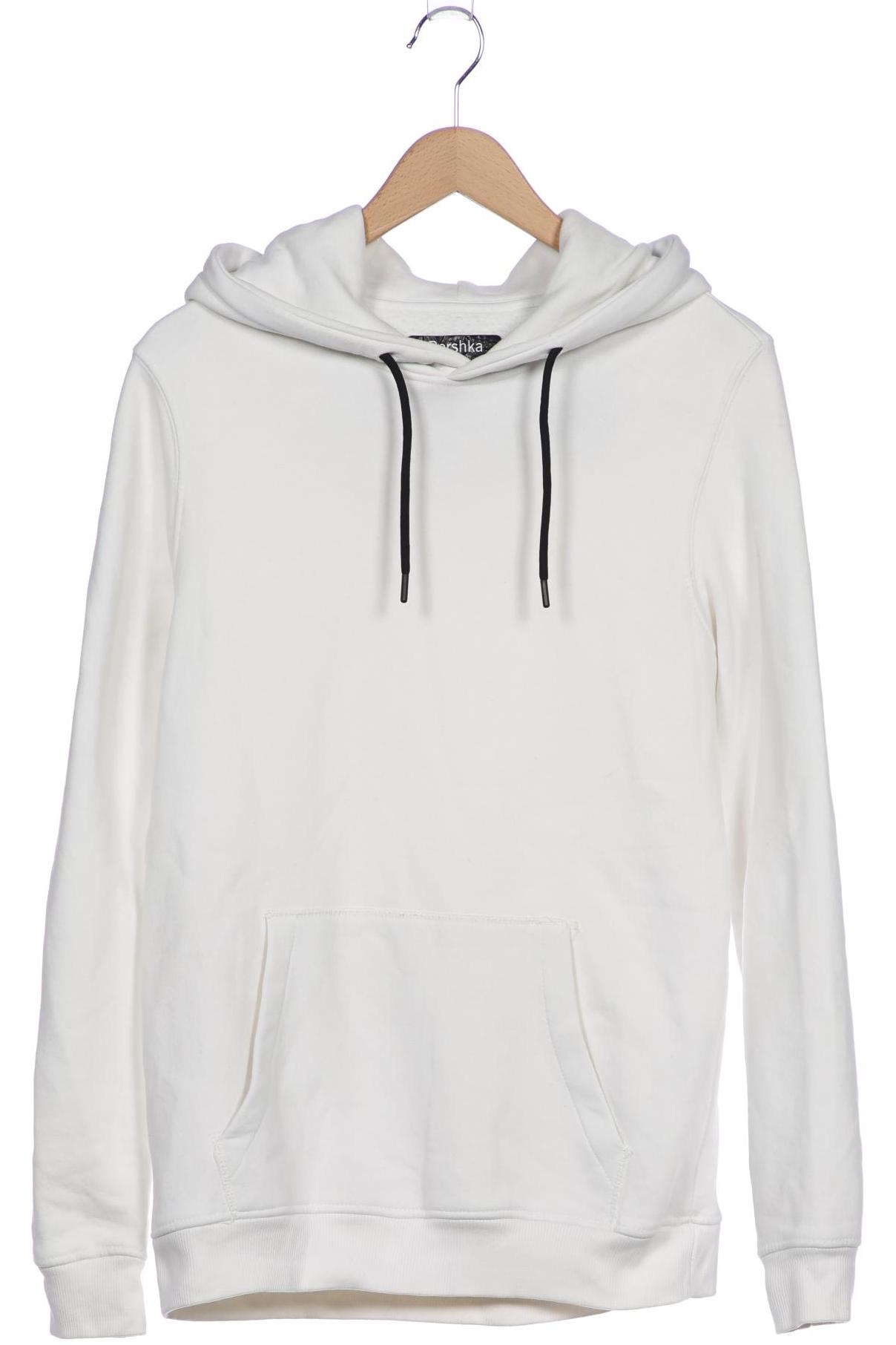 

bershka Herren Kapuzenpullover, weiß, Gr. 48