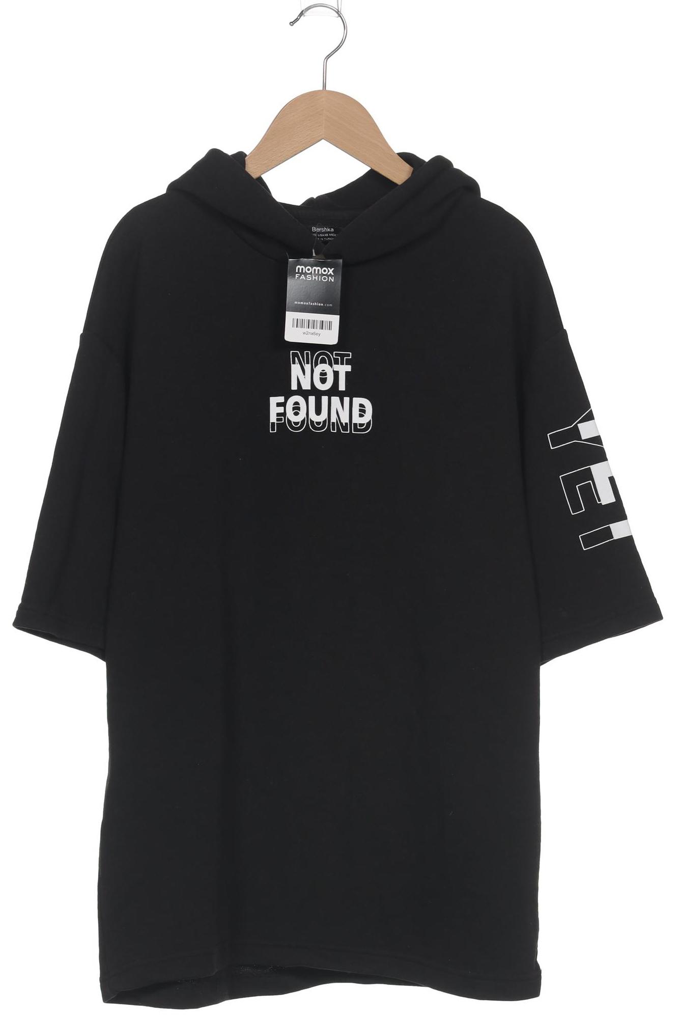 

bershka Herren Kapuzenpullover, schwarz, Gr. 44