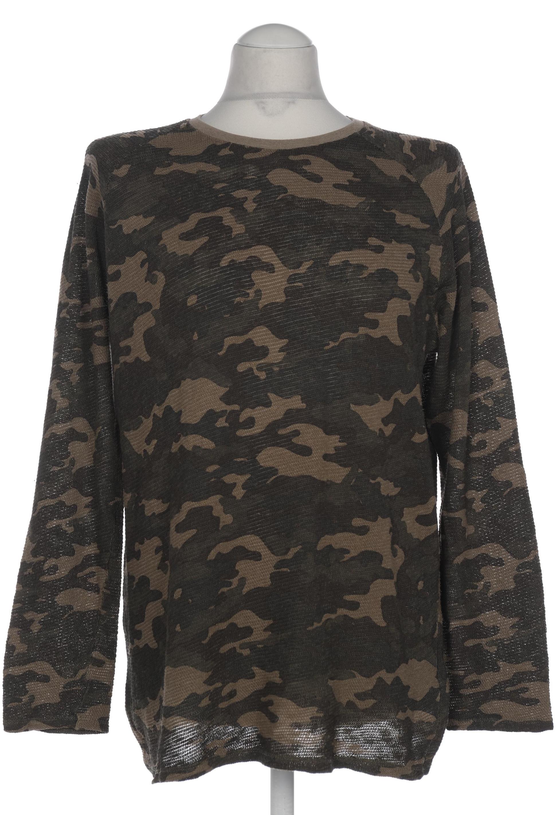 

bershka Herren Langarmshirt, mehrfarbig, Gr. 46