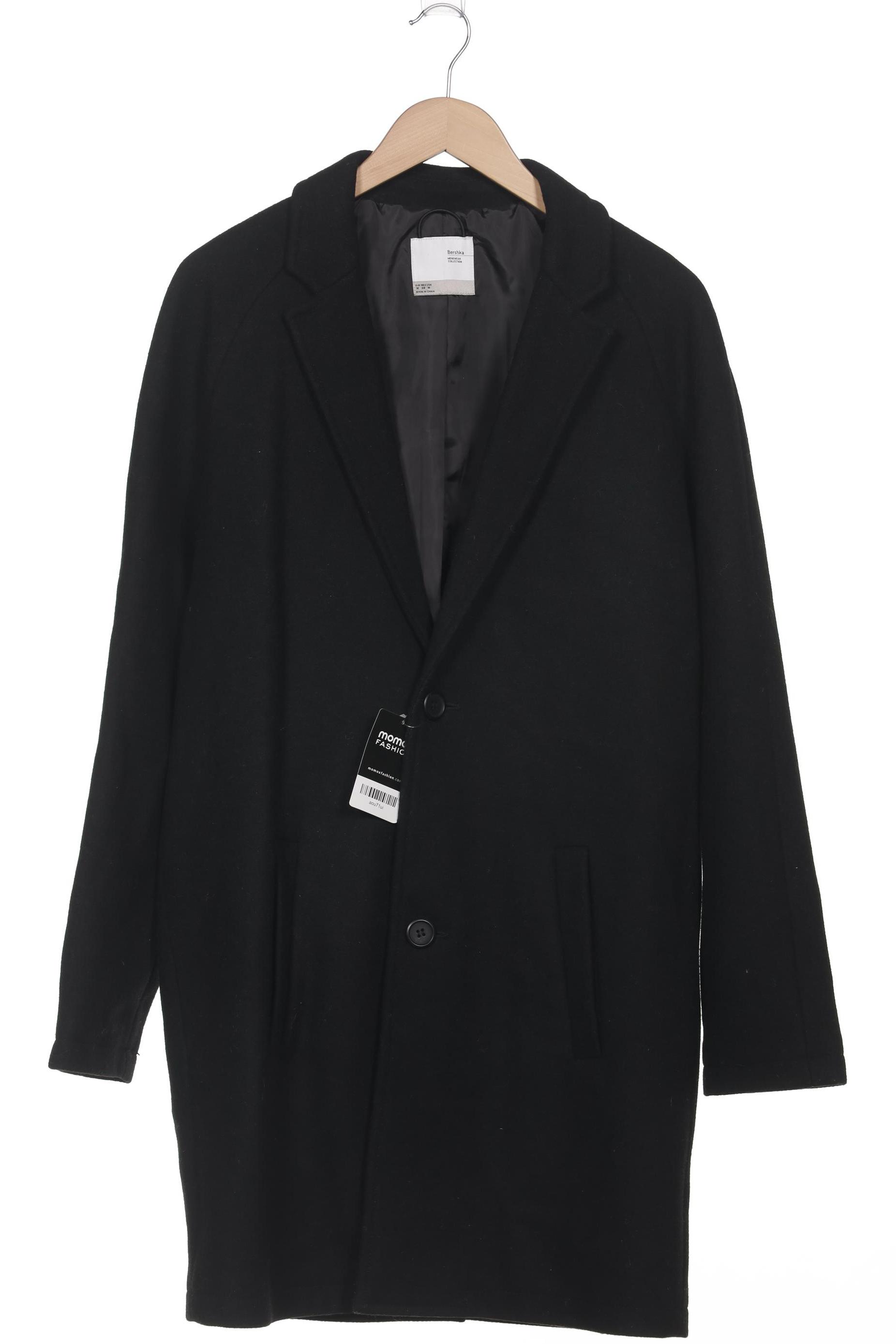 Thumbnail - bershka Herren Mantel, schwarz, Gr. 48