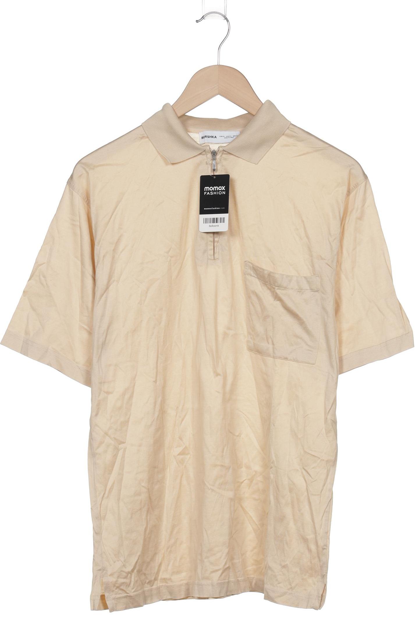 

bershka Herren Poloshirt, beige, Gr. 54