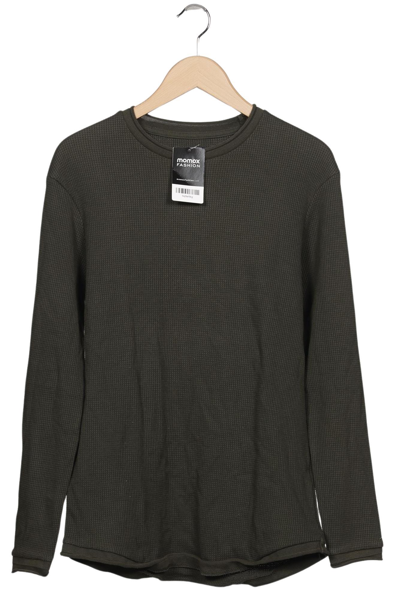 

bershka Herren Pullover, grün, Gr. 52