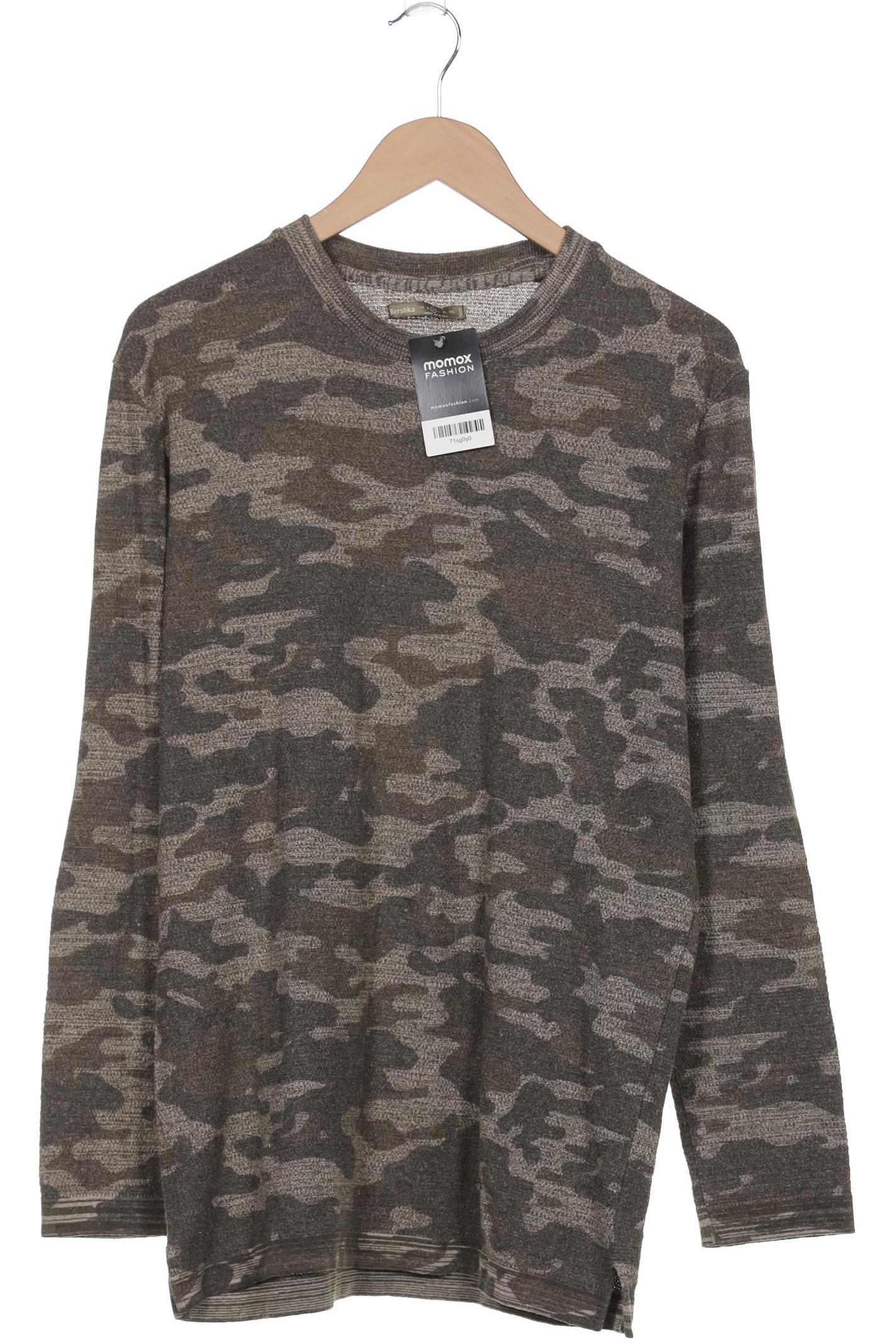 

bershka Herren Pullover, grün, Gr. 48