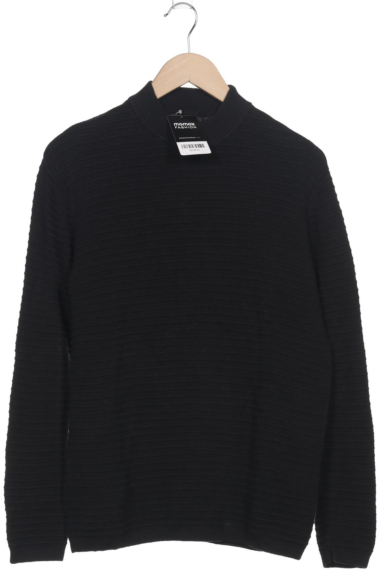 

bershka Herren Pullover, schwarz, Gr. 48