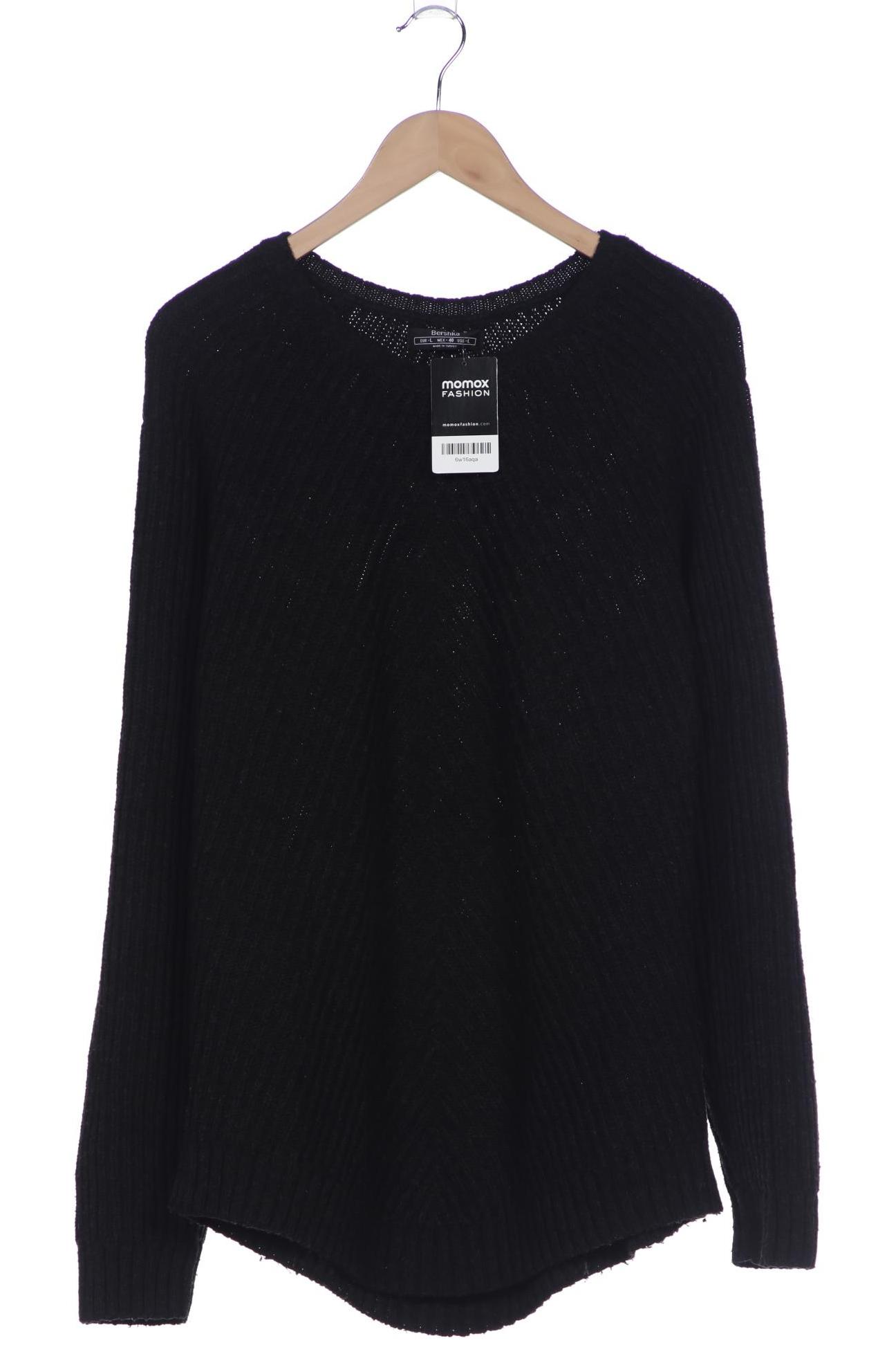 

bershka Herren Pullover, schwarz, Gr. 52