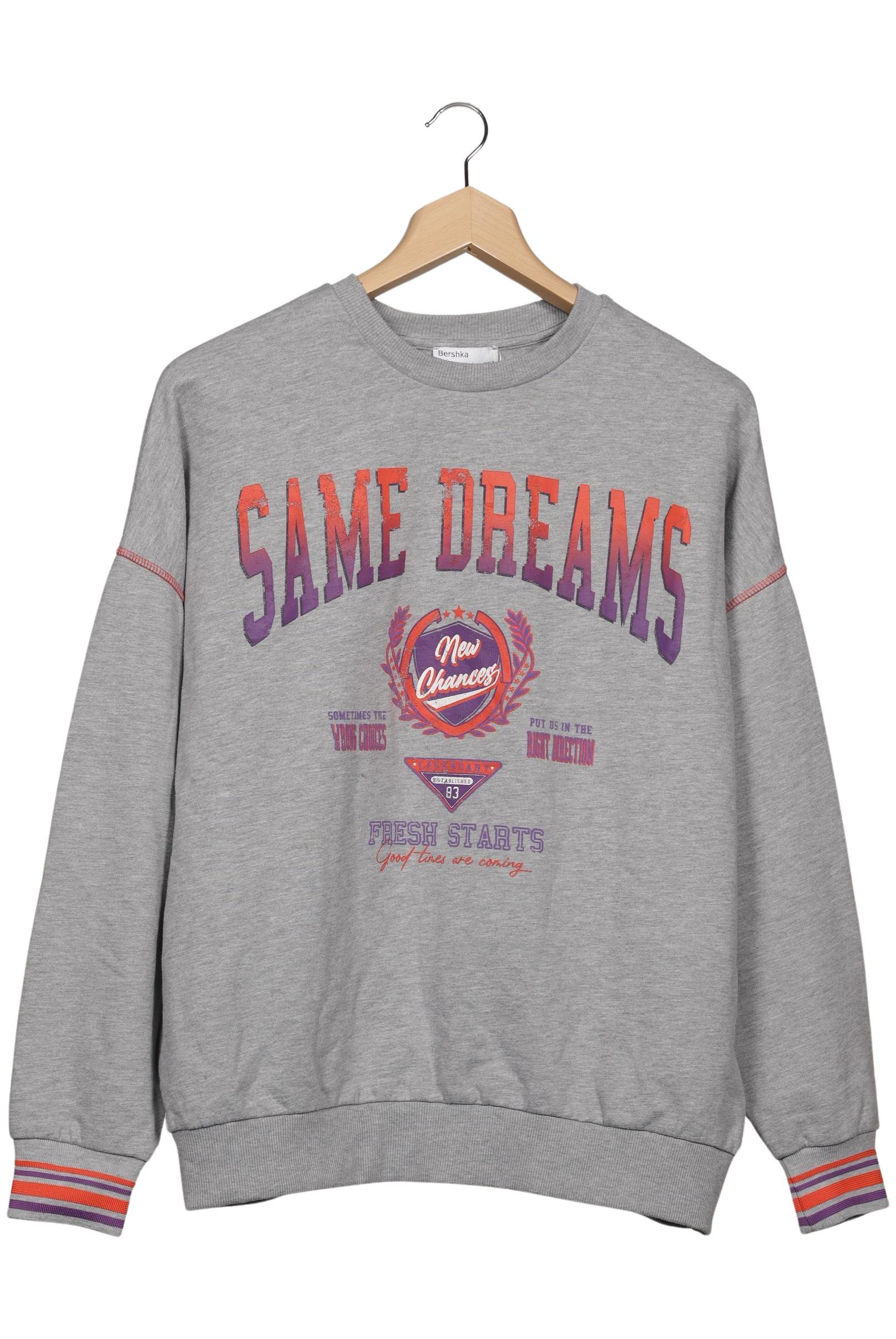 

bershka Herren Pullover, grau, Gr. 48