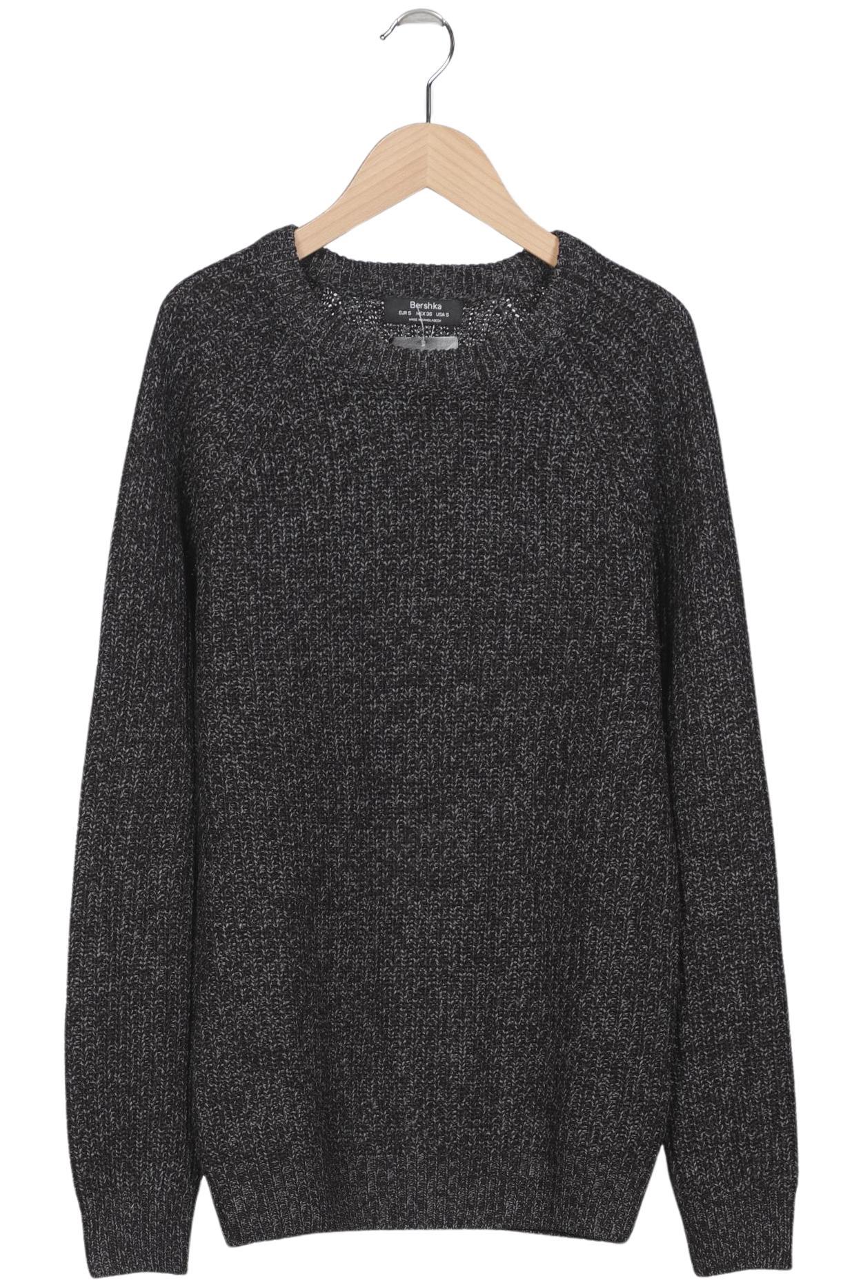 

bershka Herren Pullover, grau, Gr. 46