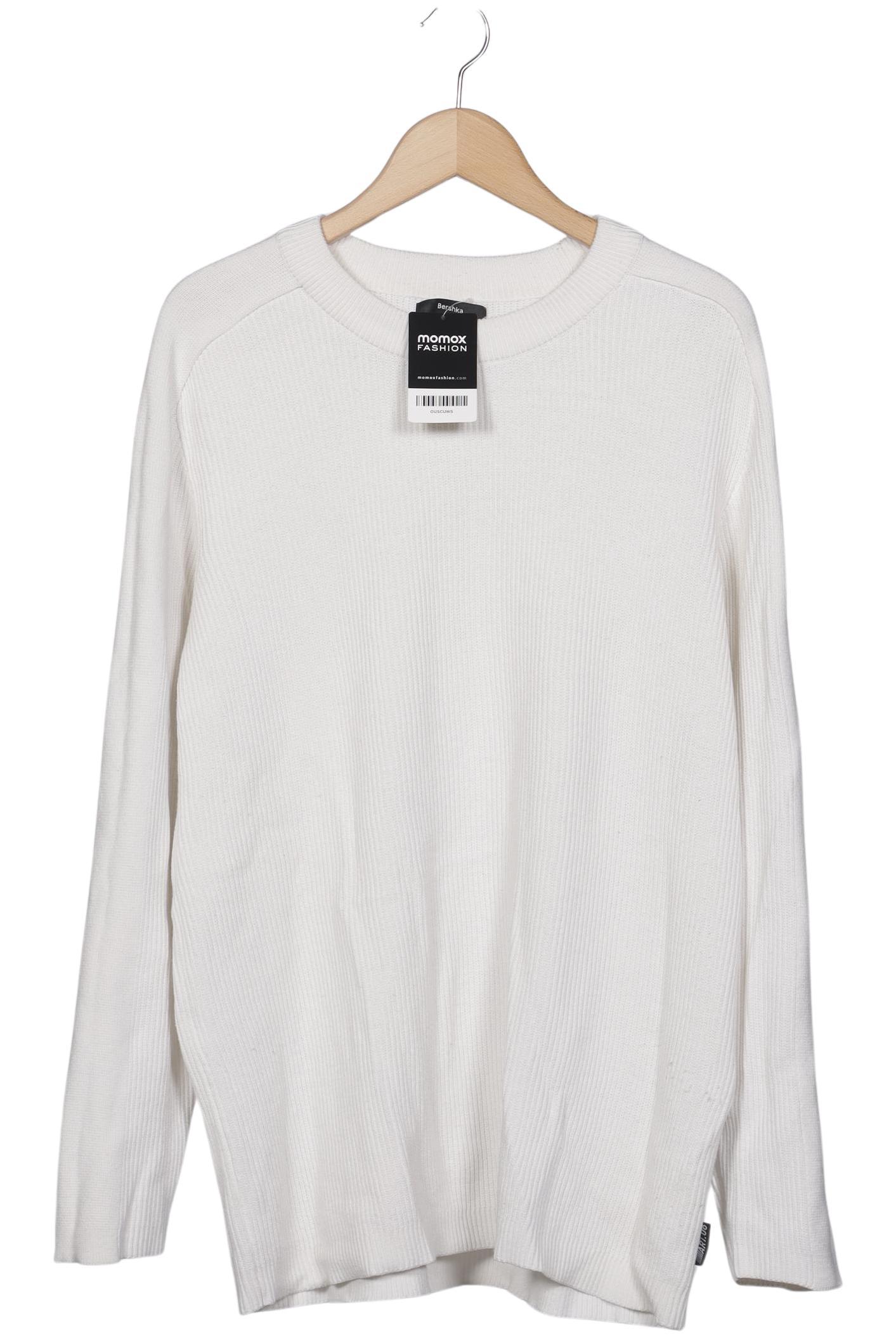 

bershka Herren Pullover, weiß, Gr. 52